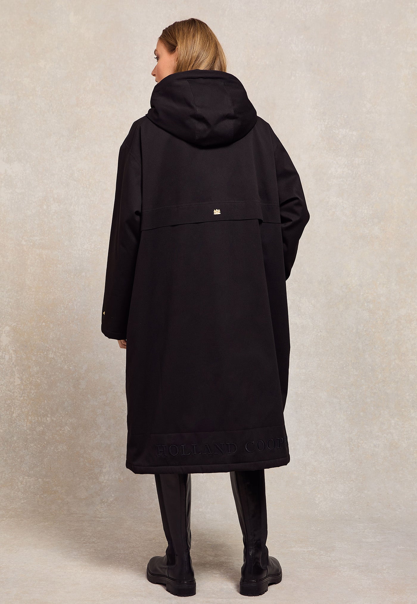 One Size Waterproof Coat - Black