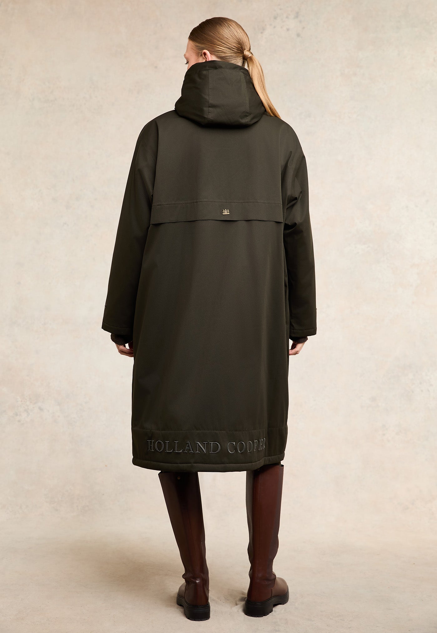 One Size Waterproof Coat - Khaki