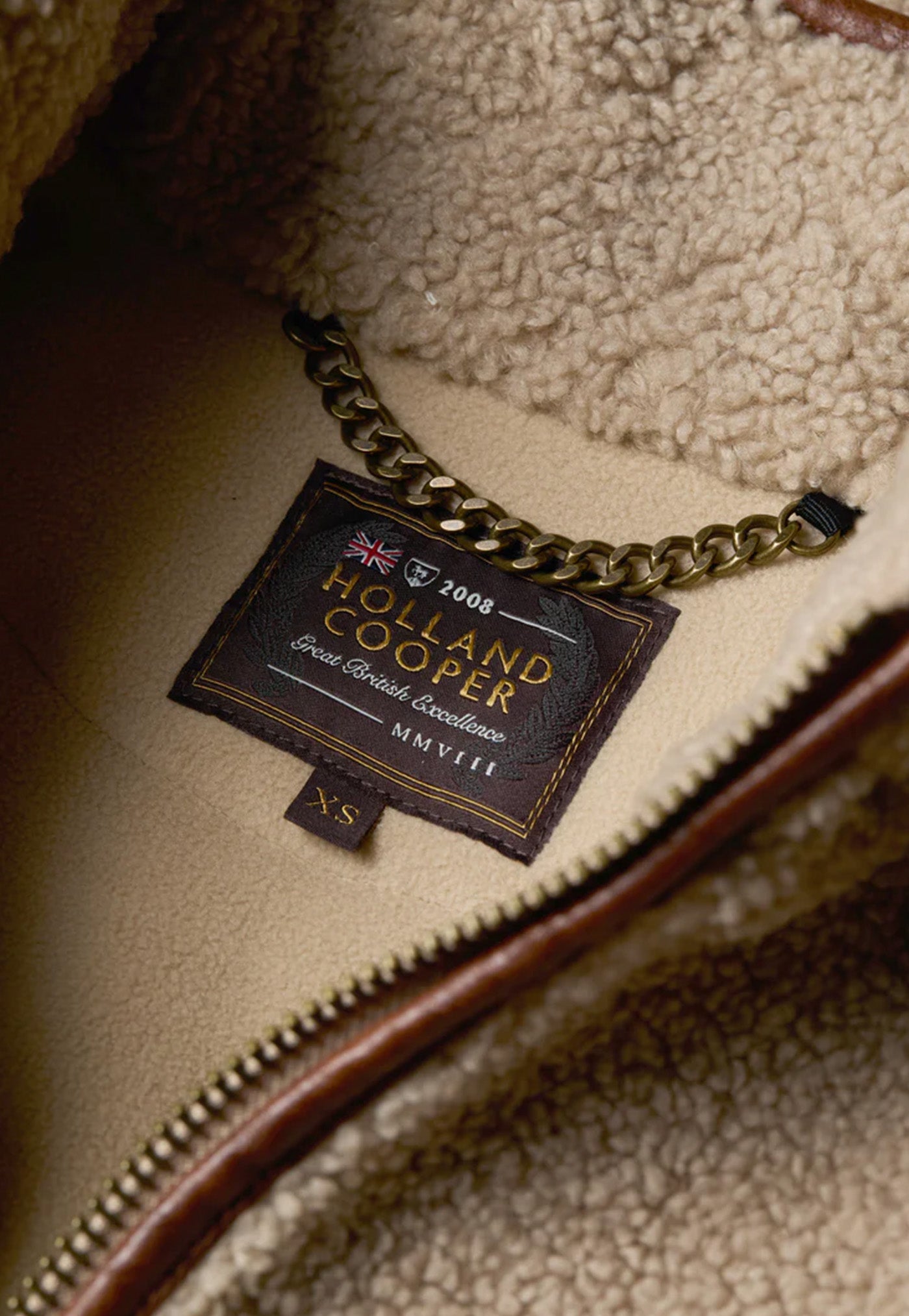 Country Fleece Quarter Zip - Natural Borg