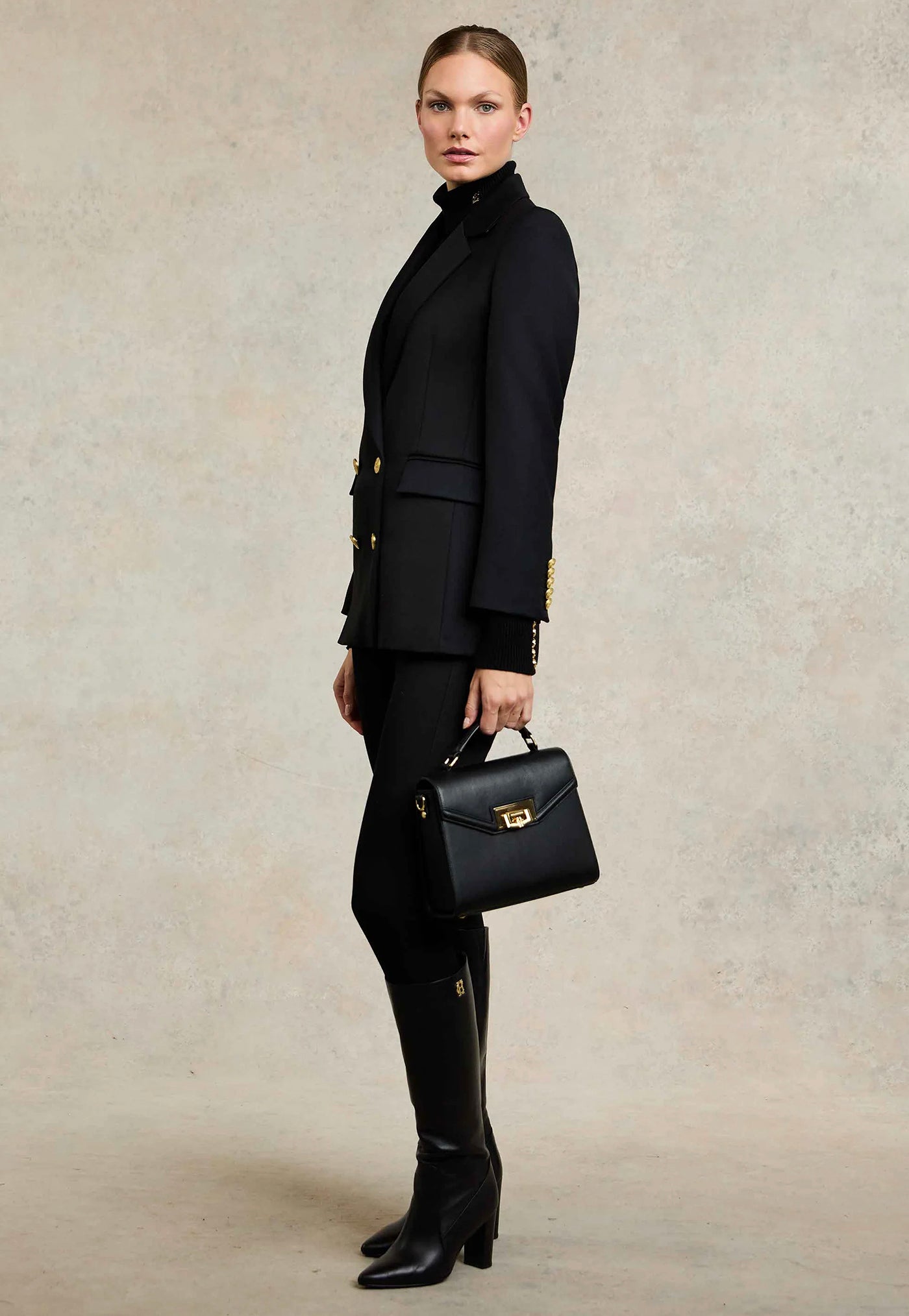 Kensington Knee Boot - Black