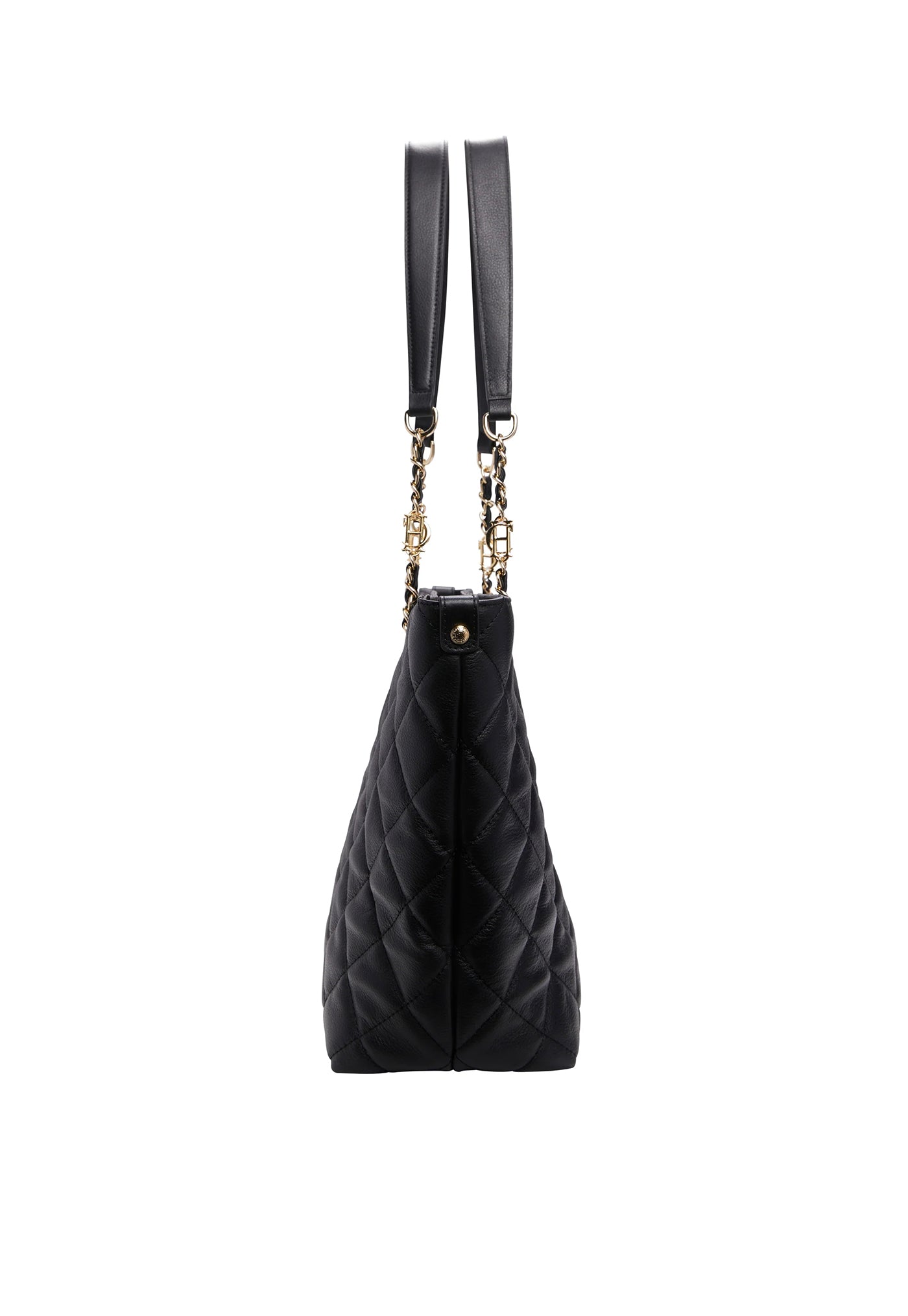 Soho Quilted Tote - Black