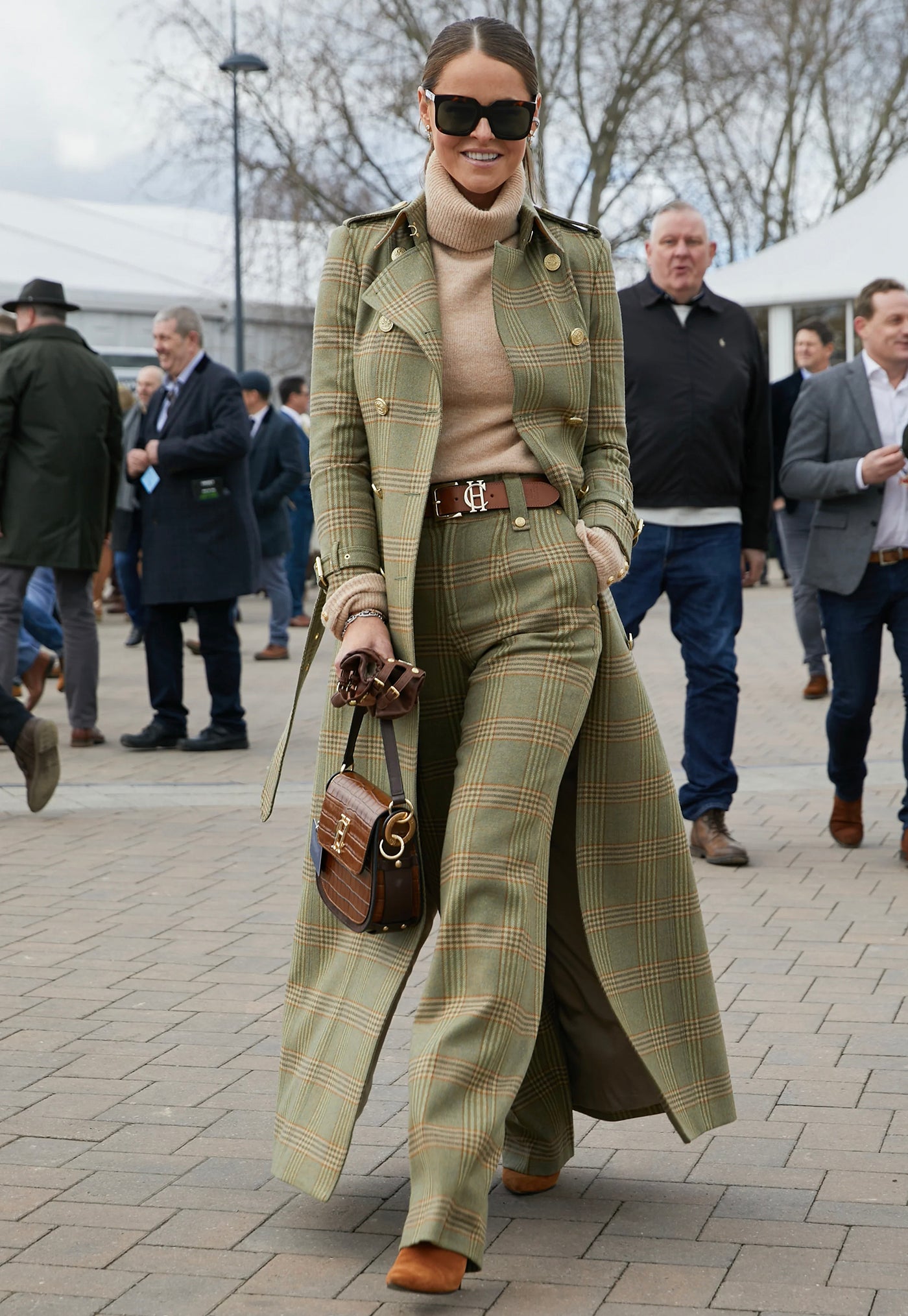 High Waisted Straight Trouser - Leveret