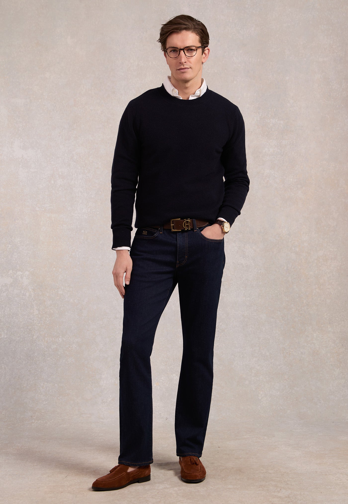 Men's Classic Straight Jean - Dark Indigo