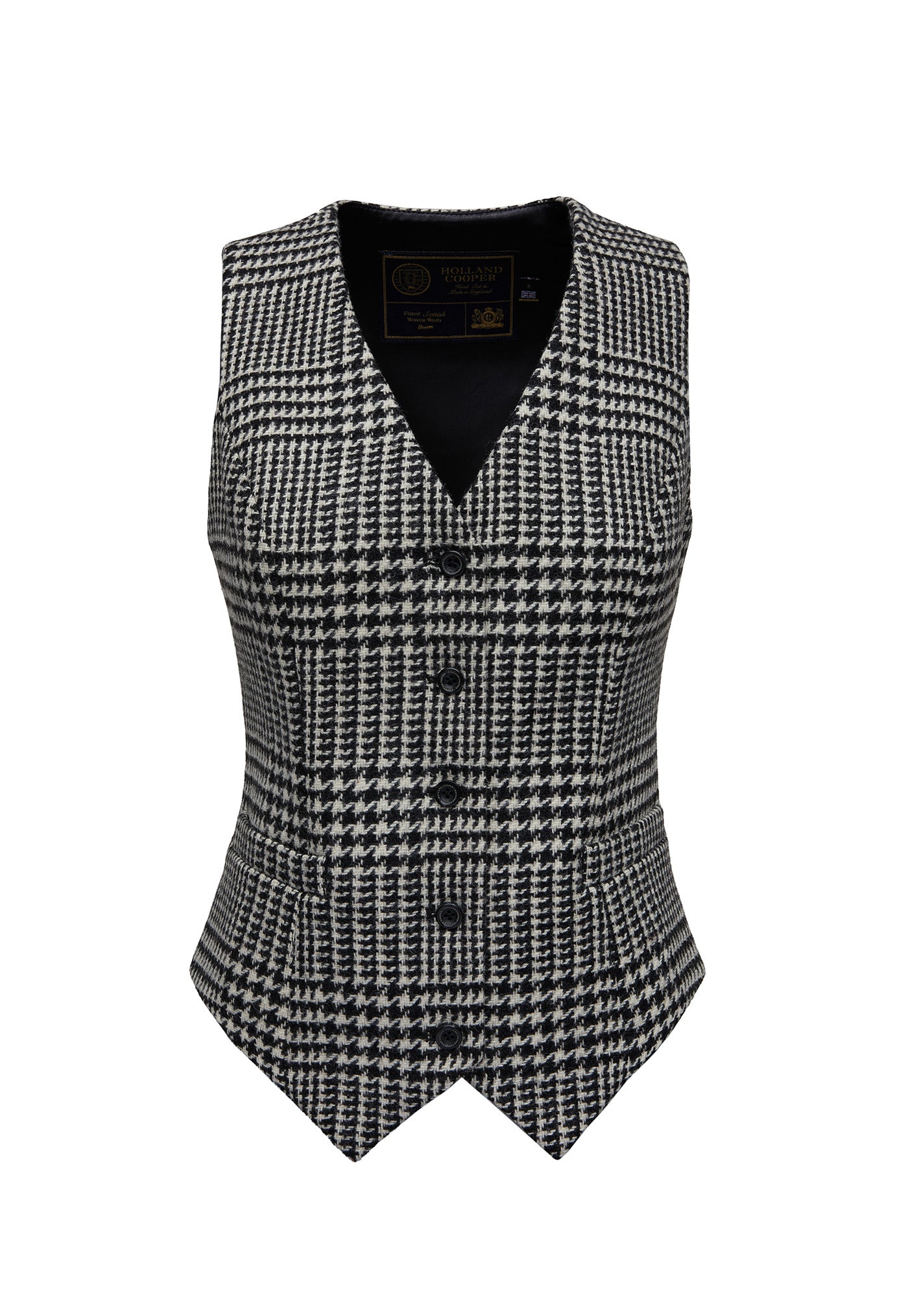 Hampton Waistcoat - Large Scale Prince of Wales Mono