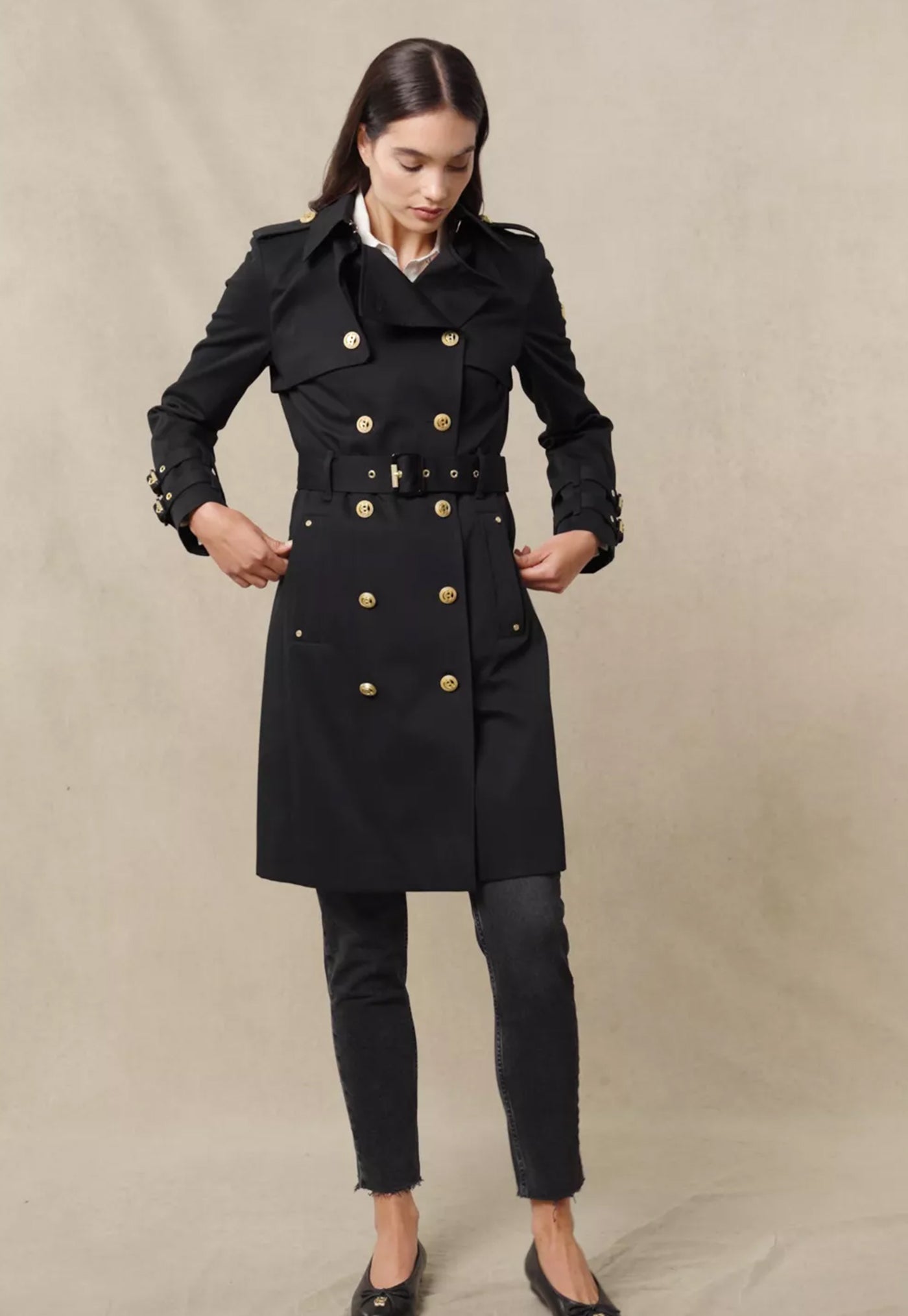 Gatcombe Trench Coat - Black