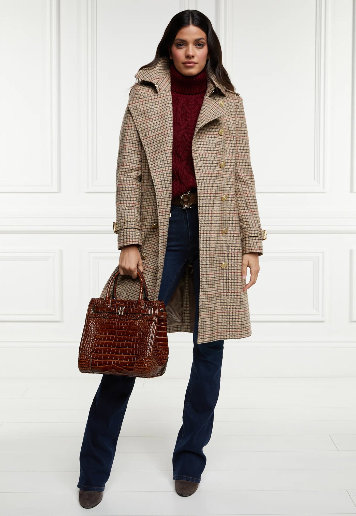 Marlborough Trench Coat - Charlton Tweed