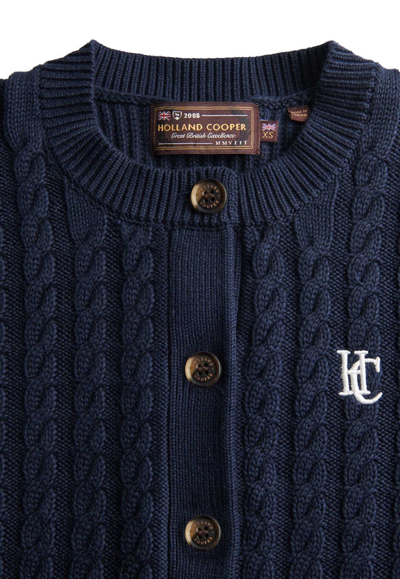 Cotswold Cardigan - Ink Navy