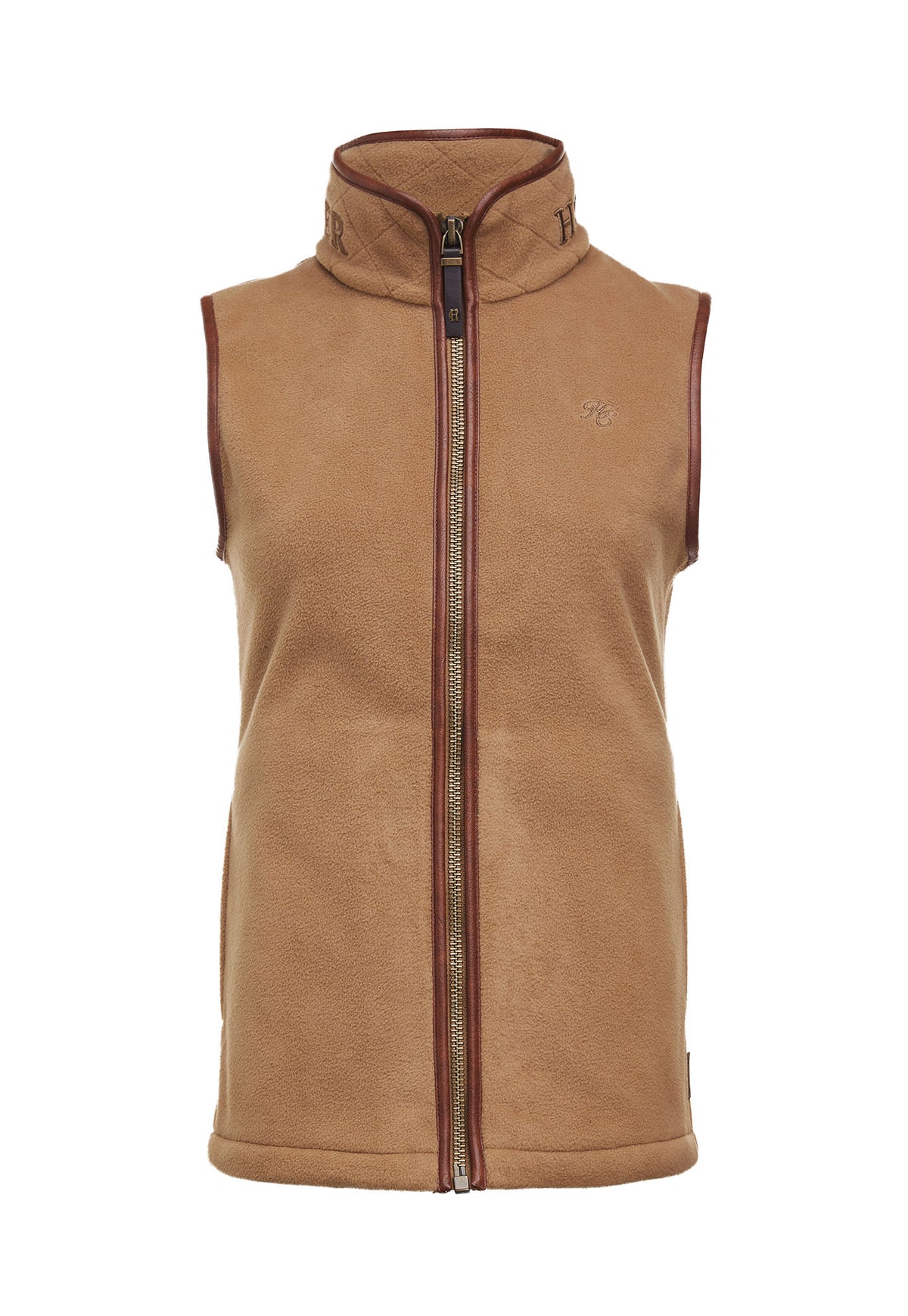 Country Fleece Gilet - Coffee