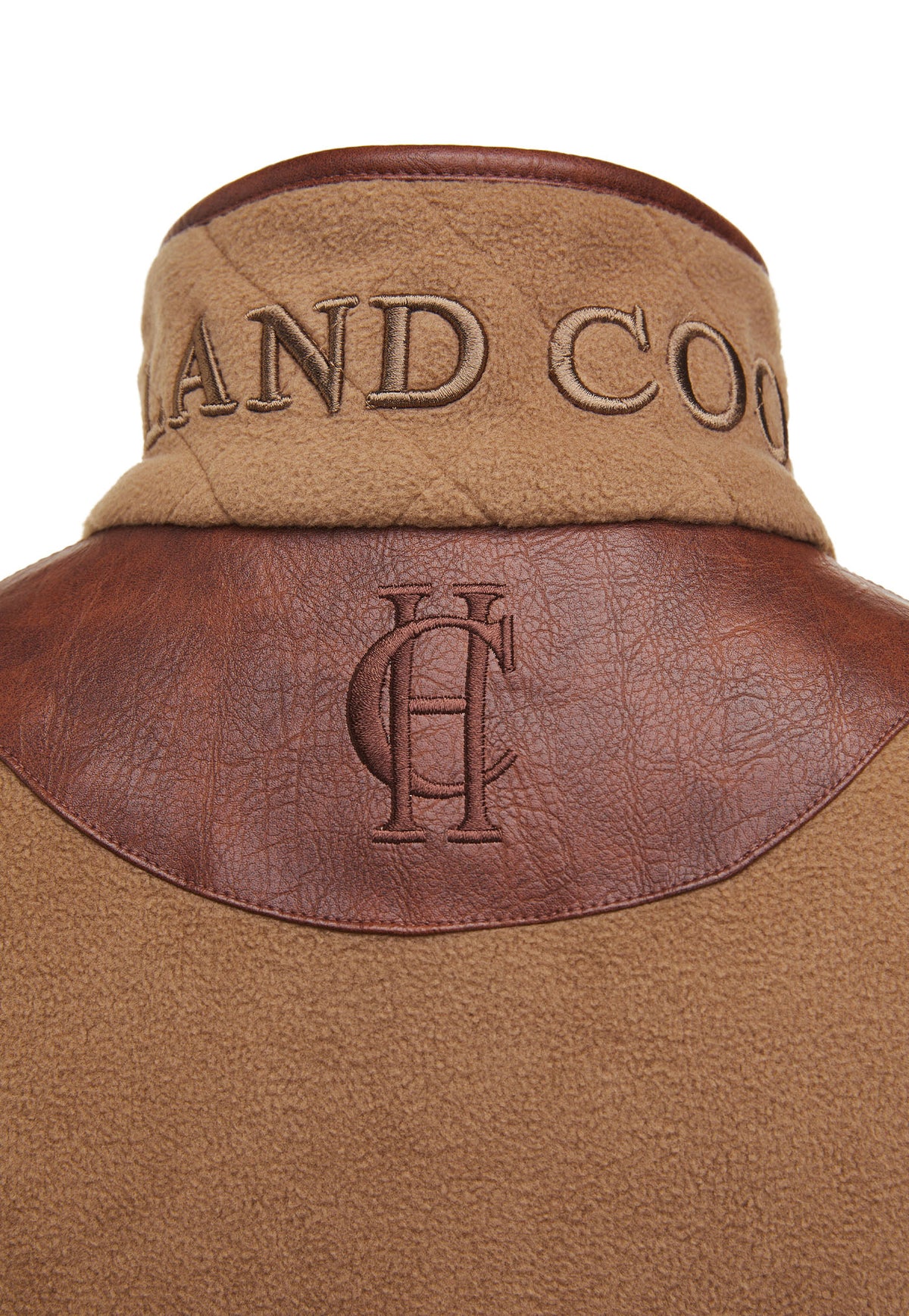 Country Fleece Gilet - Coffee