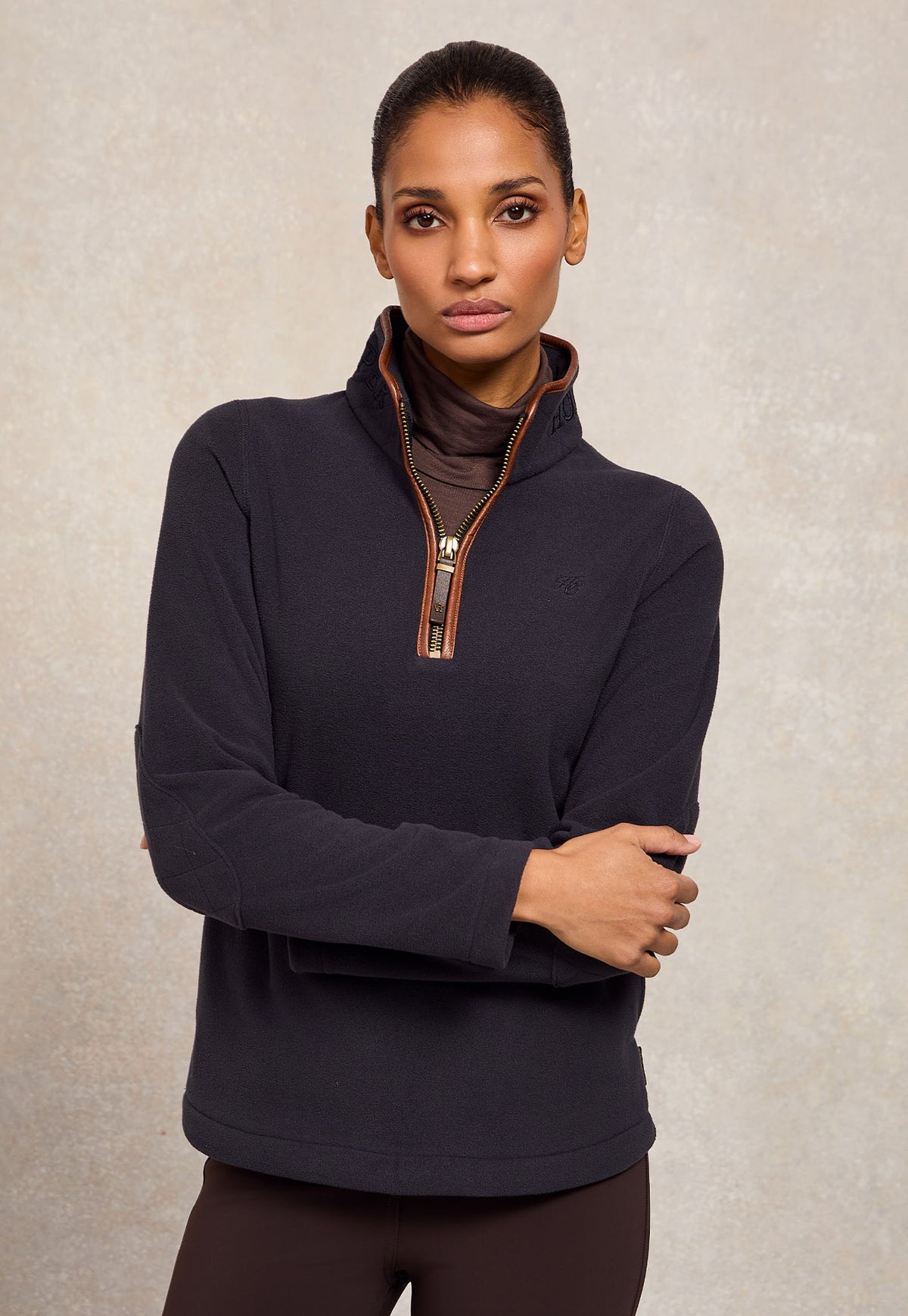 Country Fleece Quarter Zip - Ink Navy