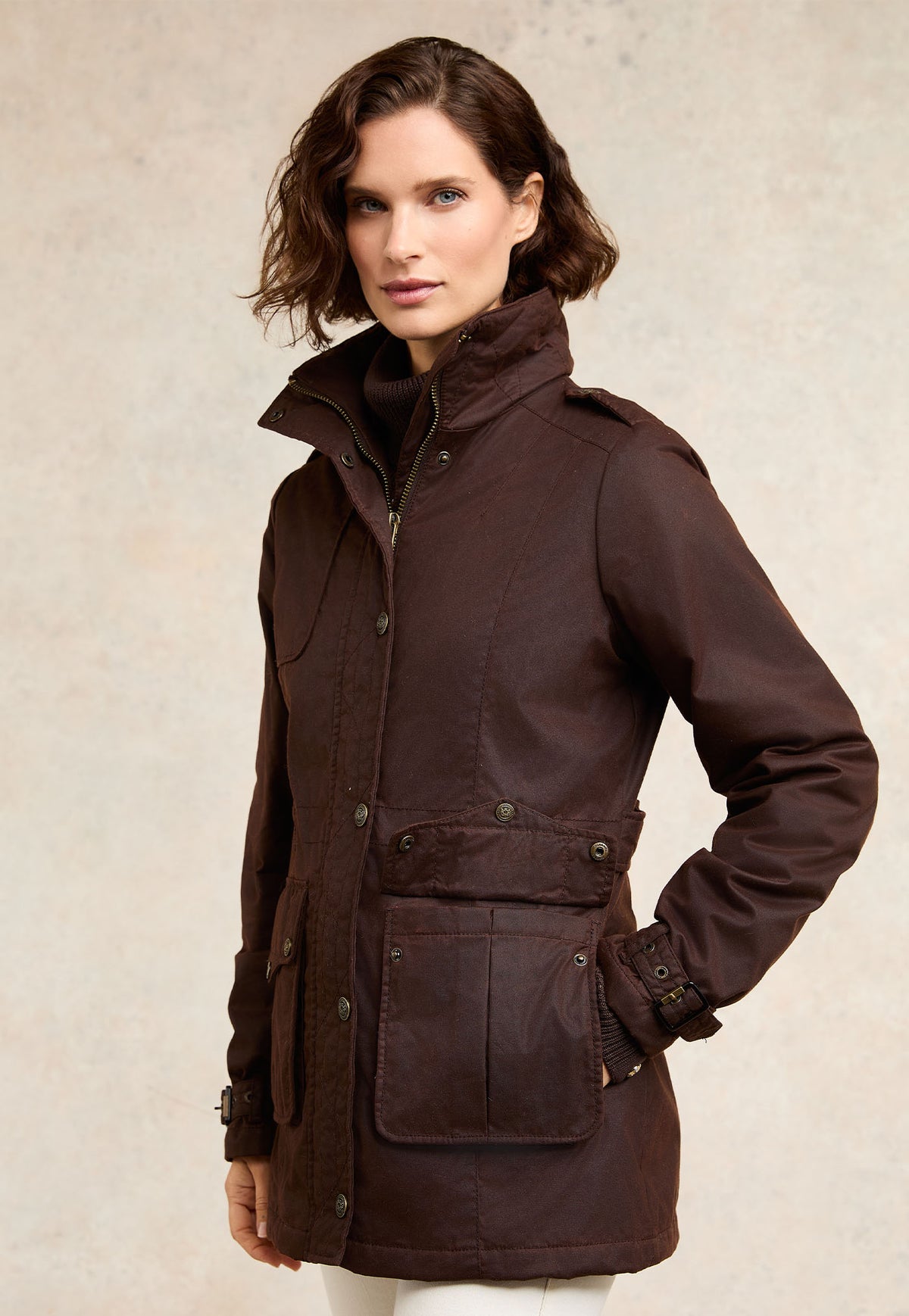 Durham Wax Jacket - Chocolate
