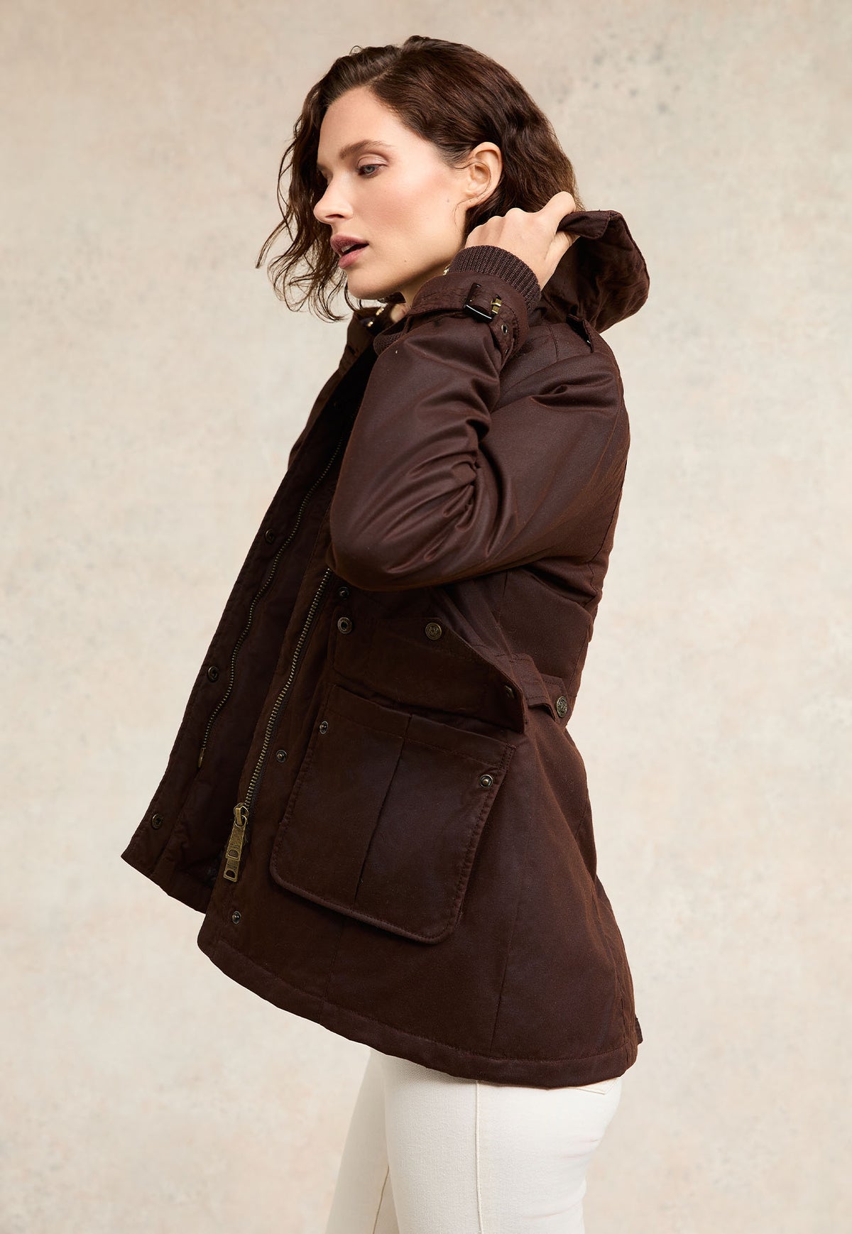 Durham Wax Jacket - Chocolate