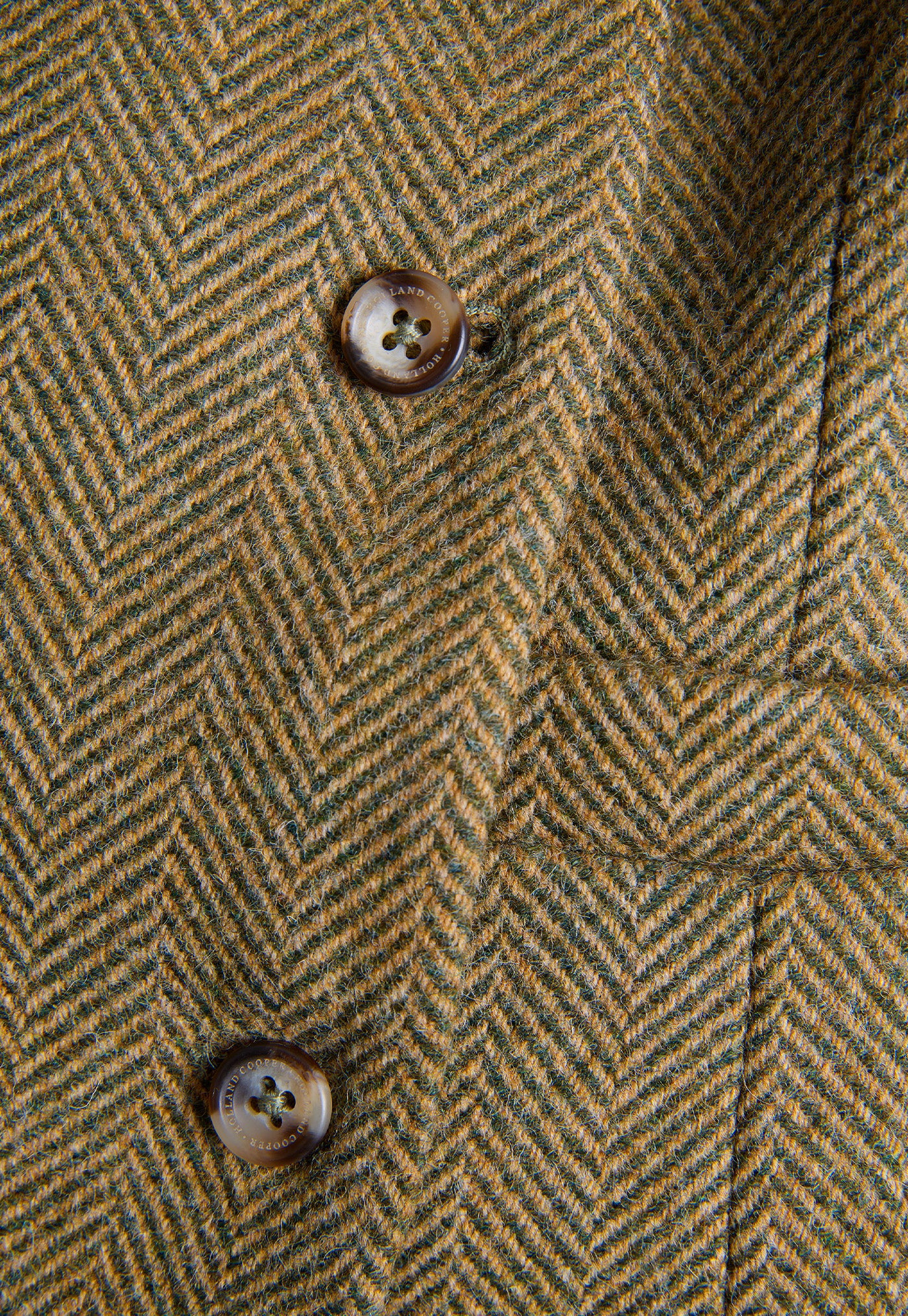 Kensington Waistcoat - Moss Herringbone