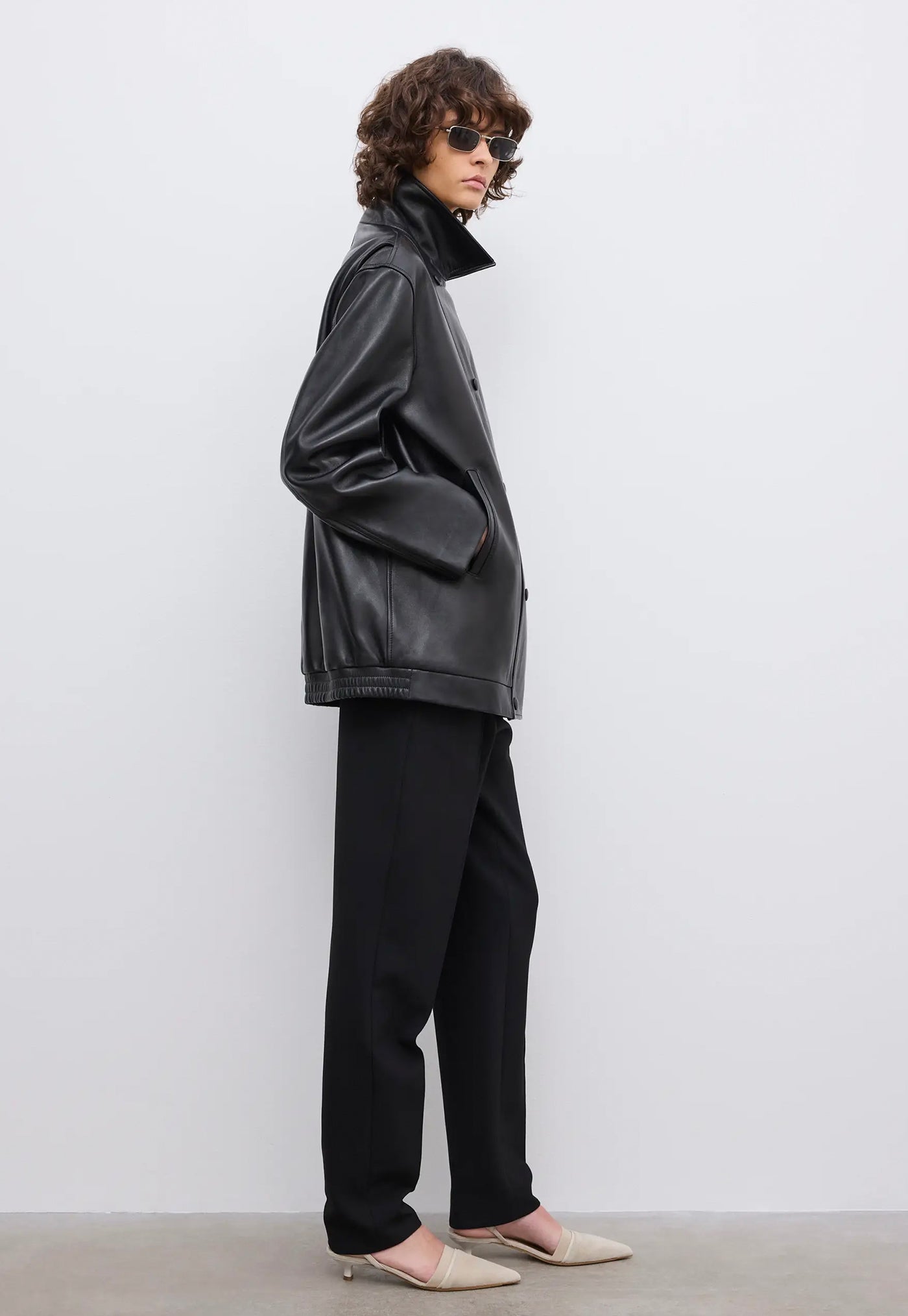 DB Leather Jacket - Black