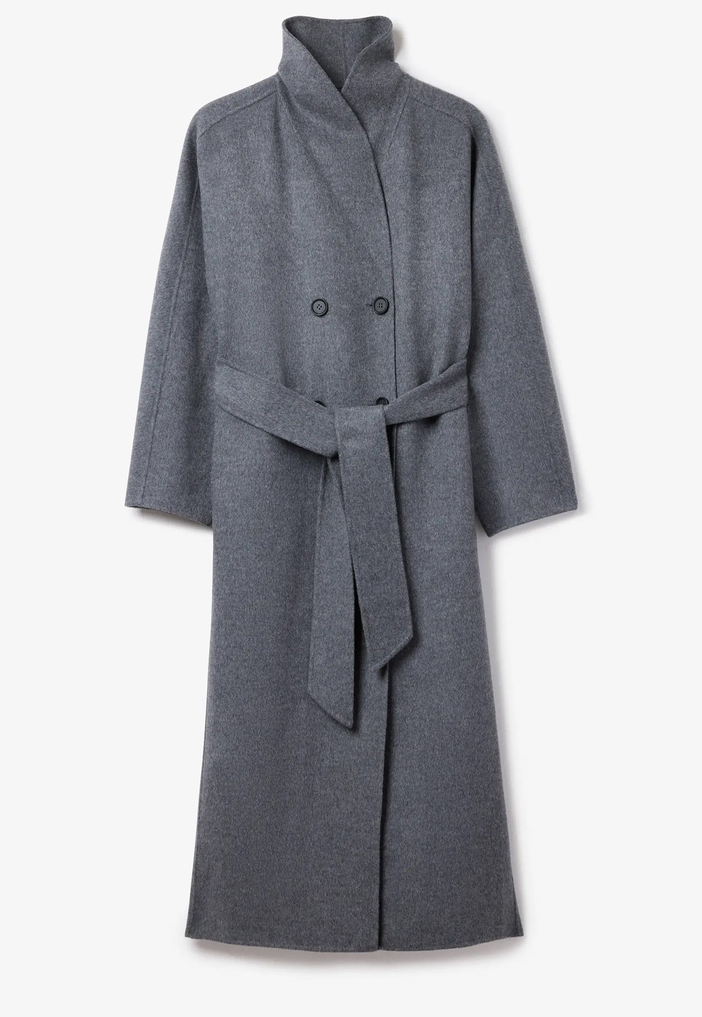 Relaxed Double Coat - Grey Malange
