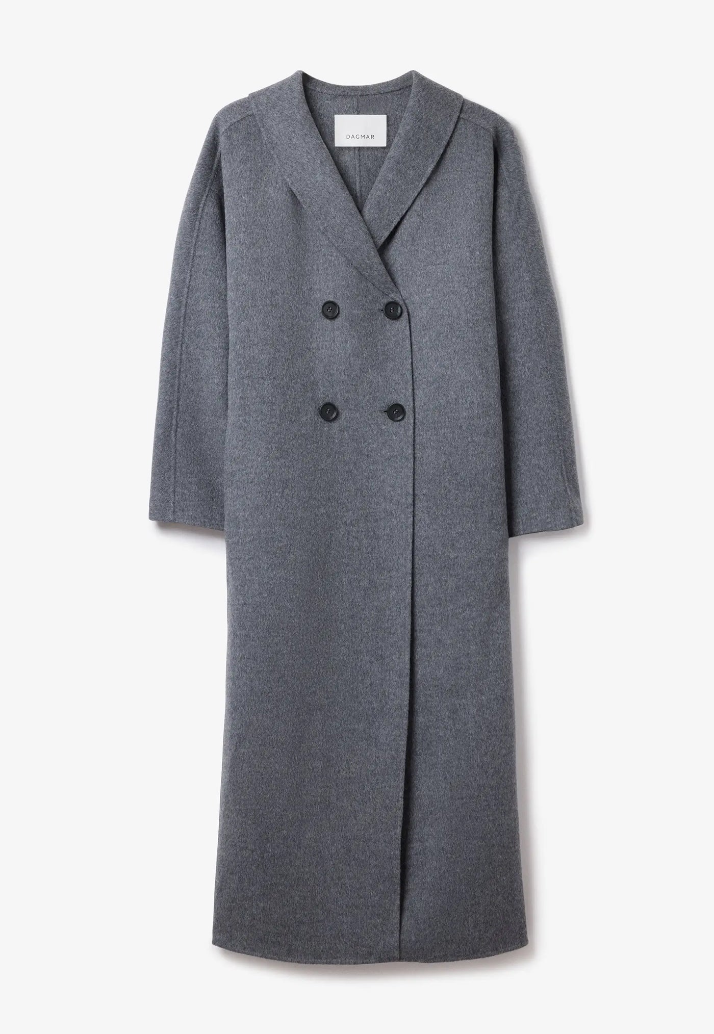 Relaxed Double Coat - Grey Malange