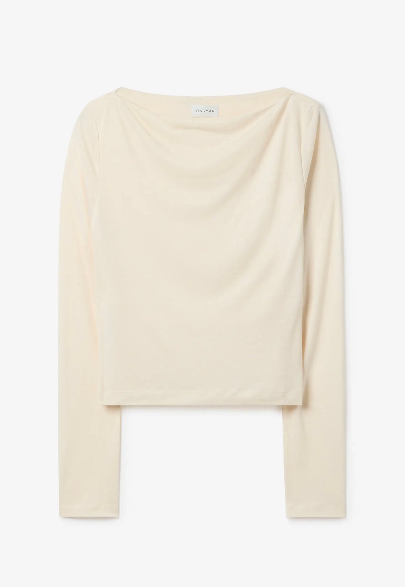 LS Square Neck Top - Cream White