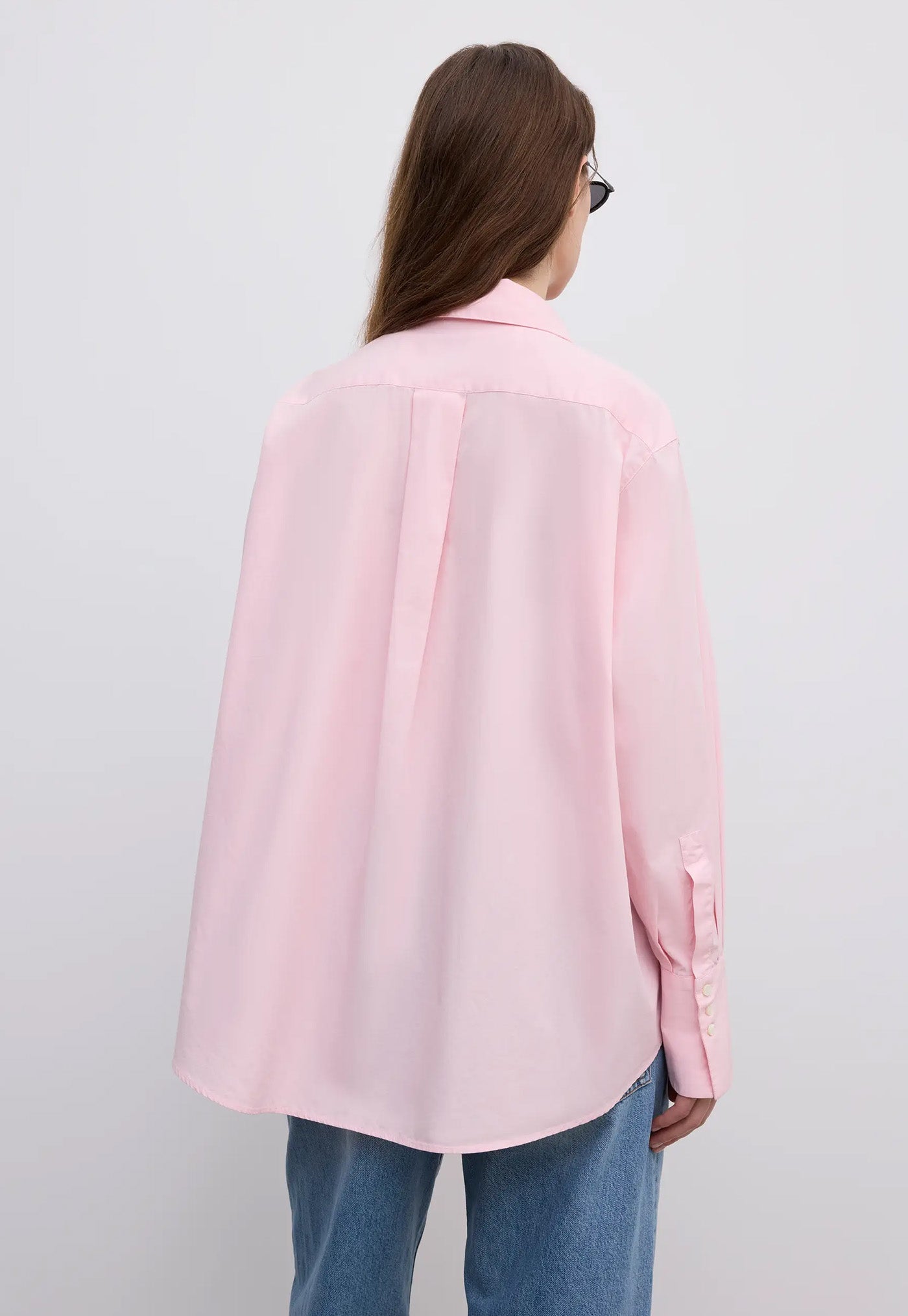 Asymmetric Shirt - Dusty Pink