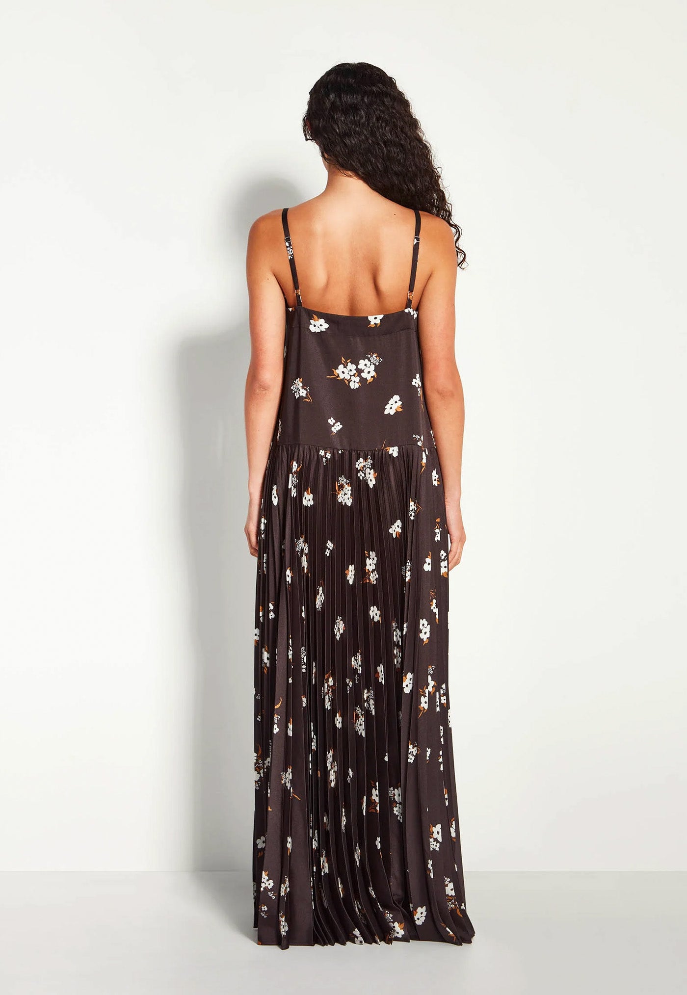 Betty Pleat Dress - Golden