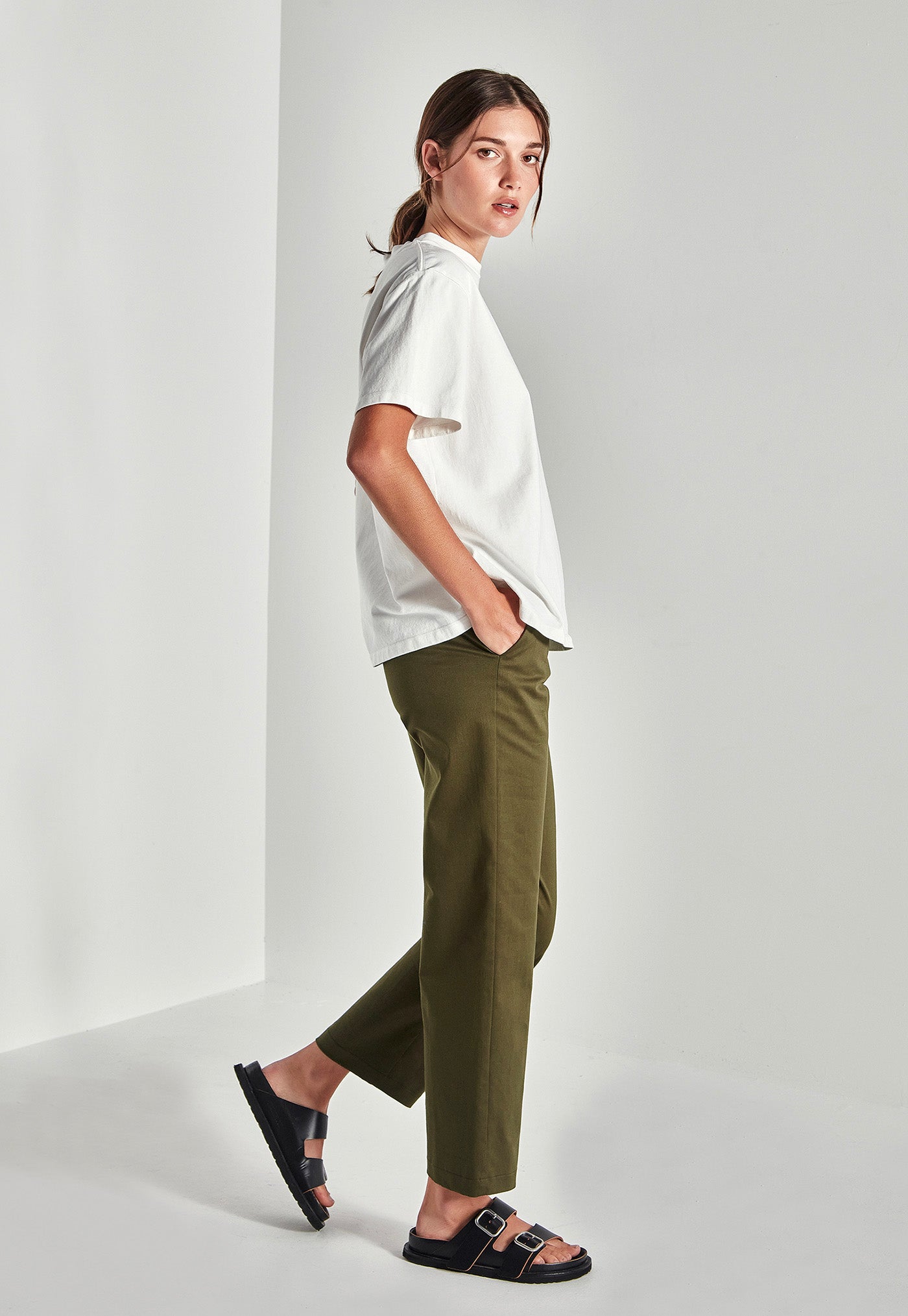 Chino Pant - Olive sold by Angel Divine