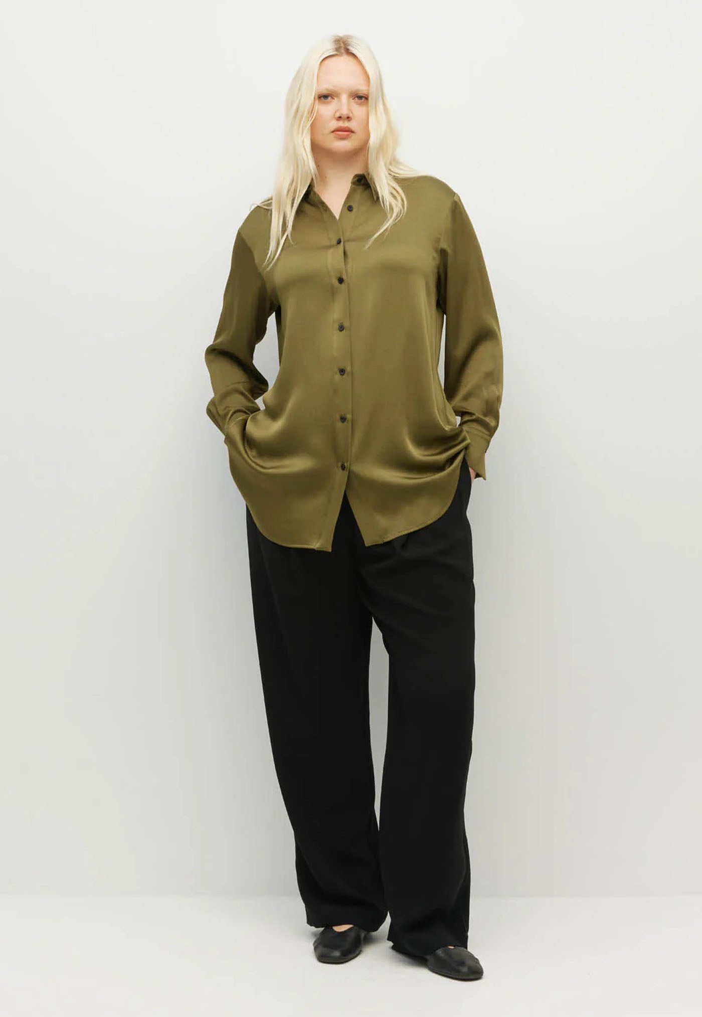 Elina Shirt - Sicilian Olive