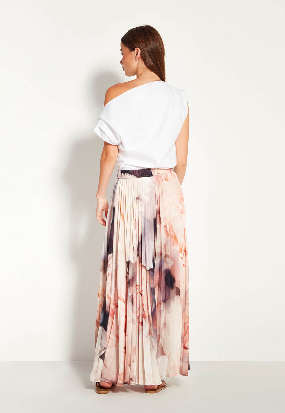 Evelyn Pleat Skirt - Bouquet