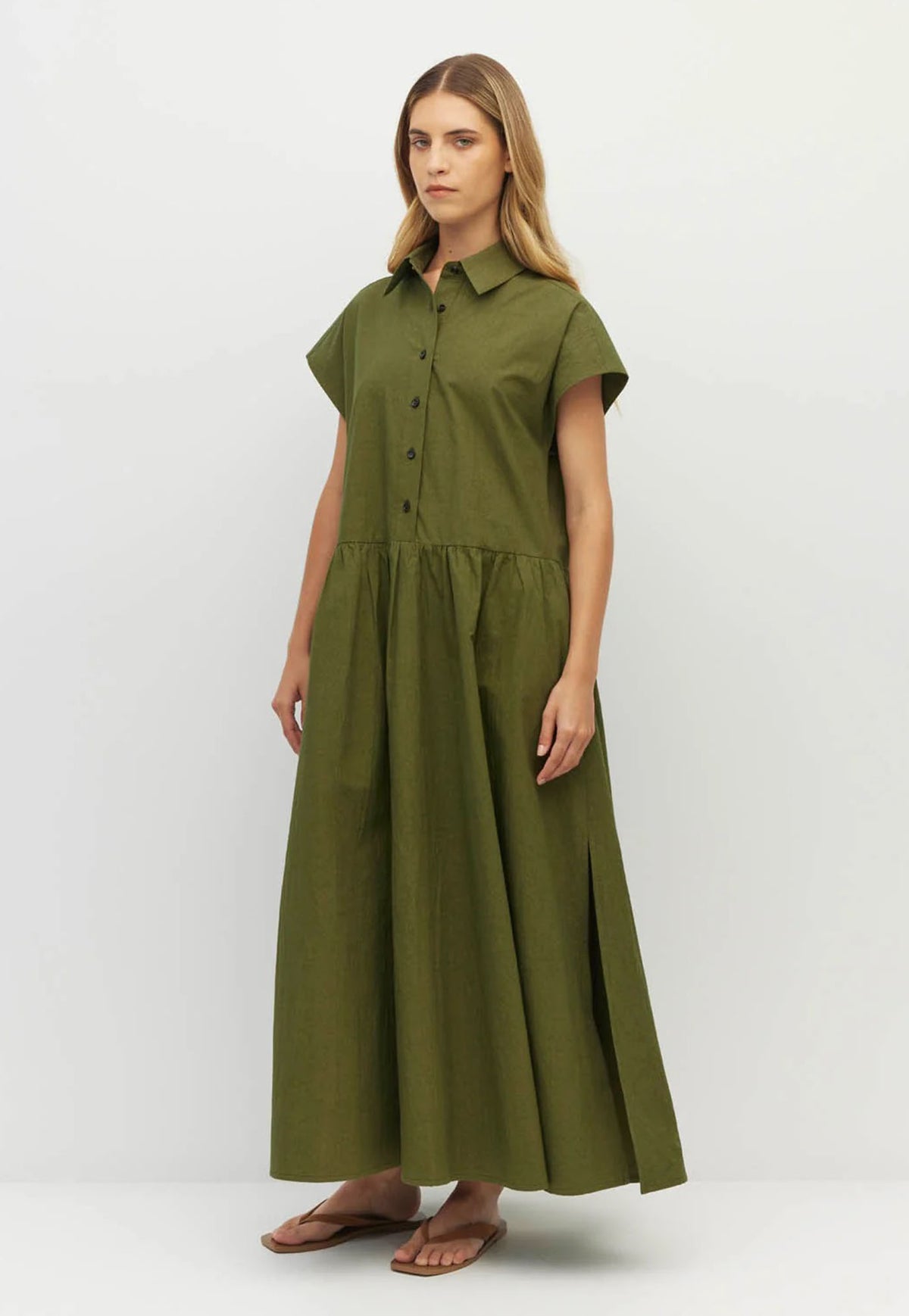 Lenni Dress - Moss