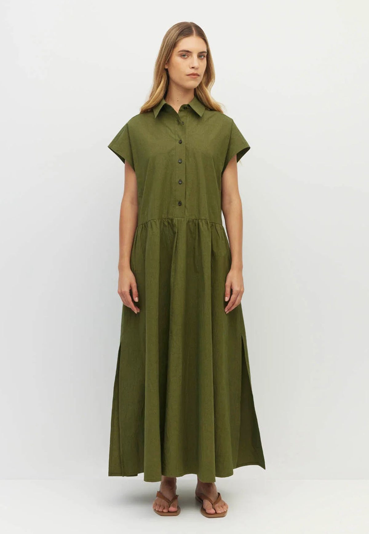 Lenni Dress - Moss
