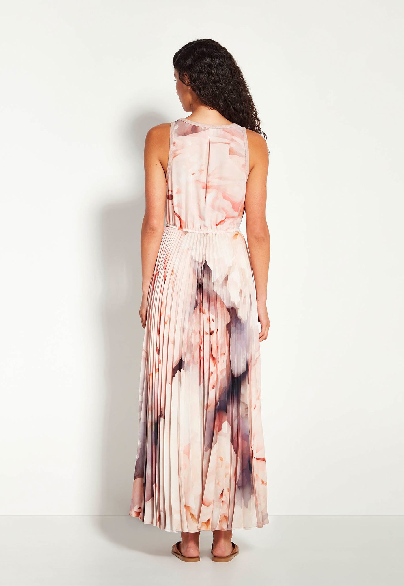 Lillian Pleat Dress - Bouquet