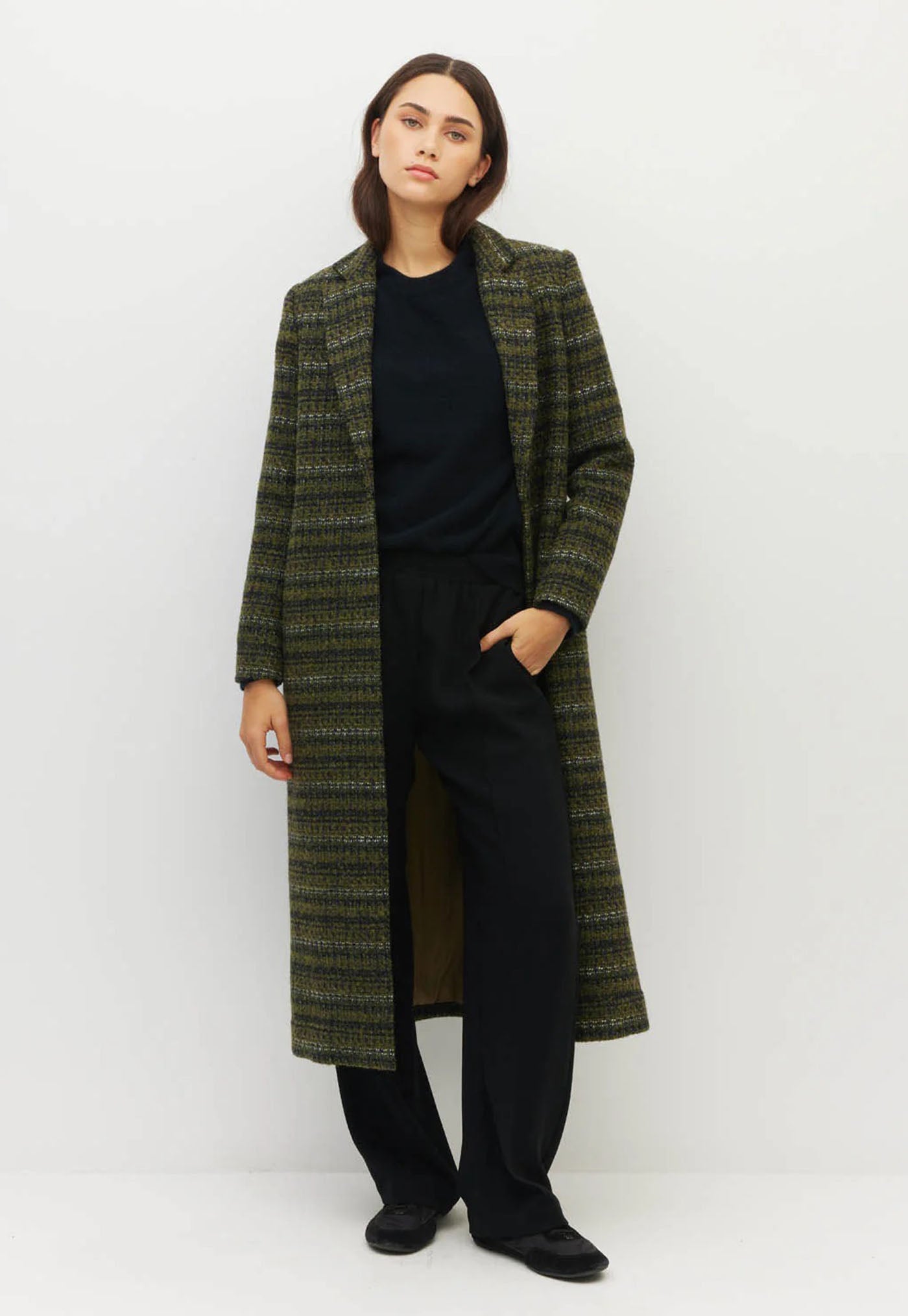 Watson Coat - Forest Tweed