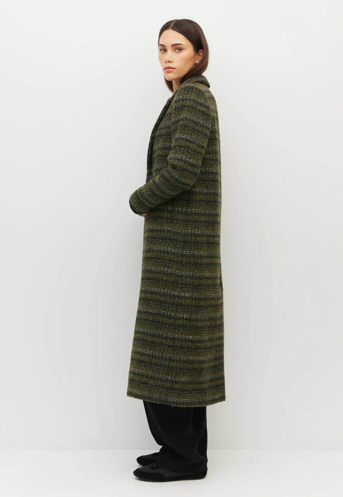 Watson Coat - Forest Tweed