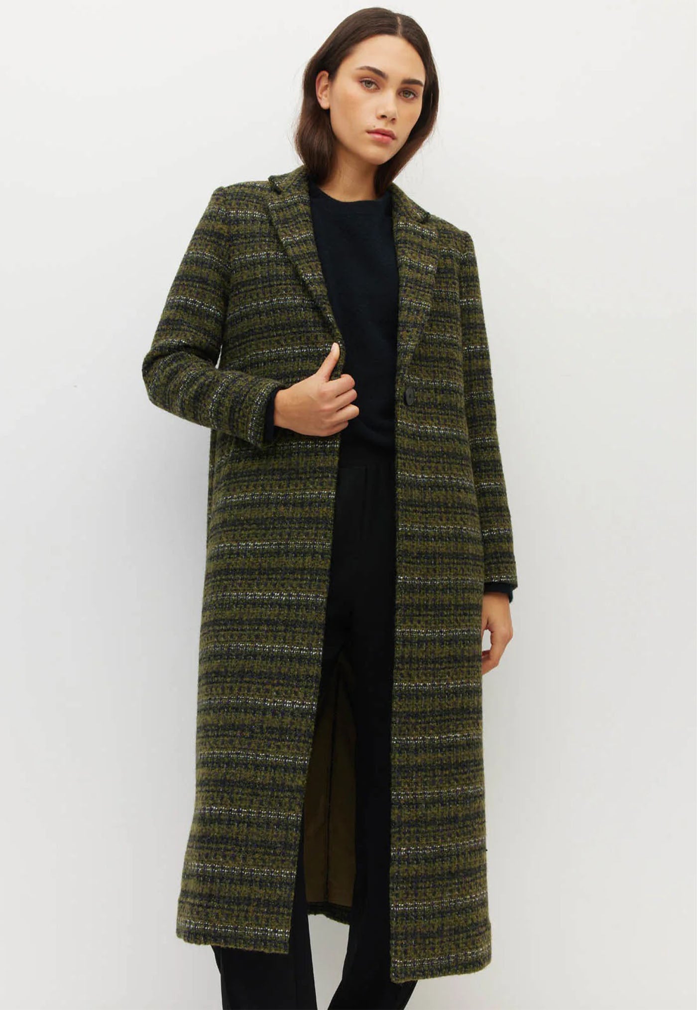 Watson Coat - Forest Tweed