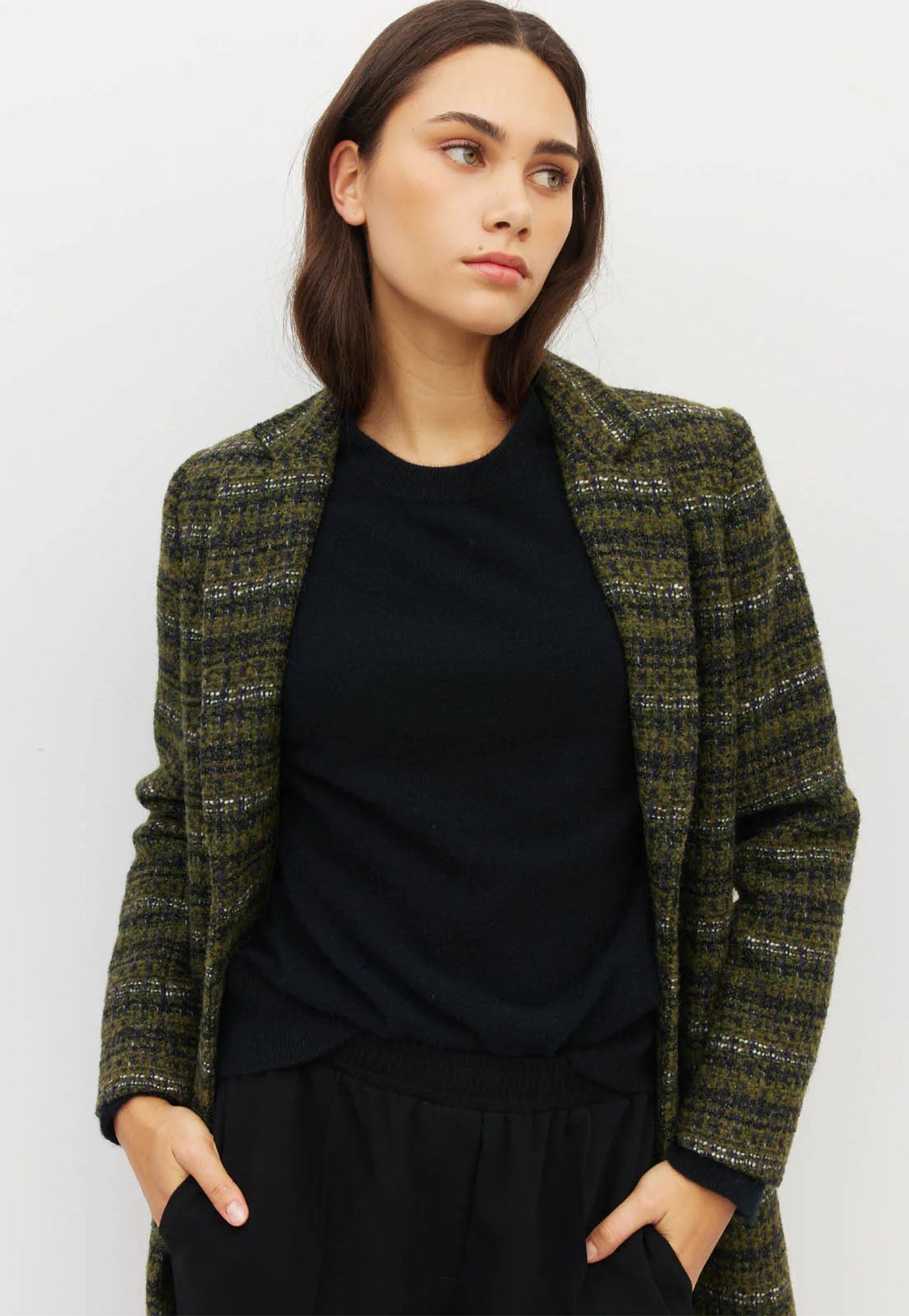 Watson Coat - Forest Tweed