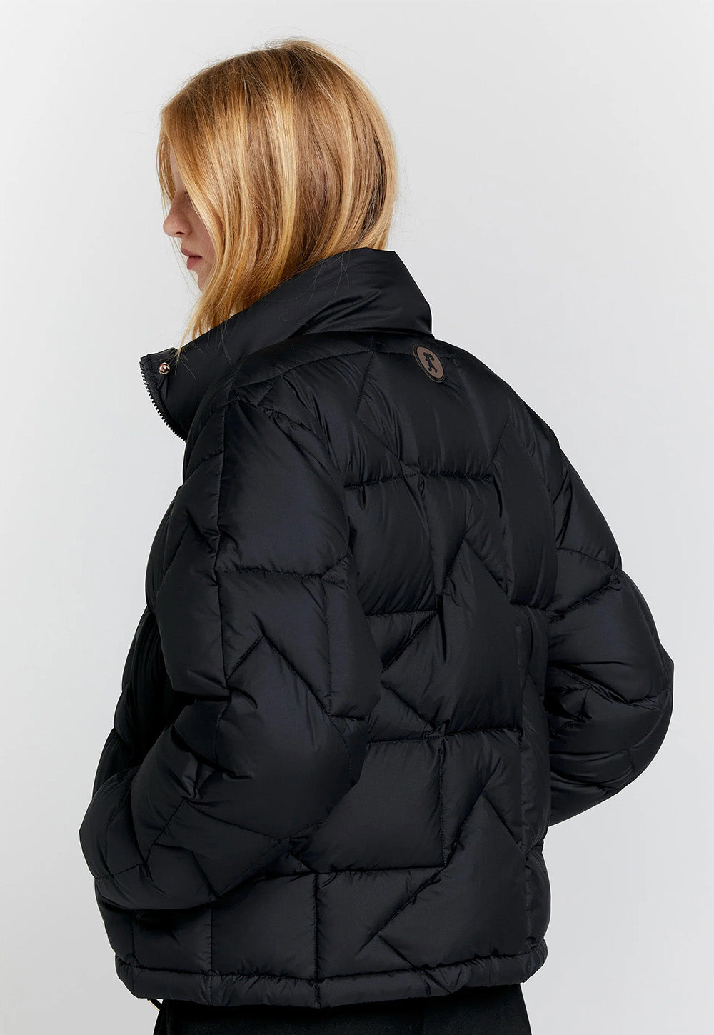 Quest Monogram Down Puffer - Black