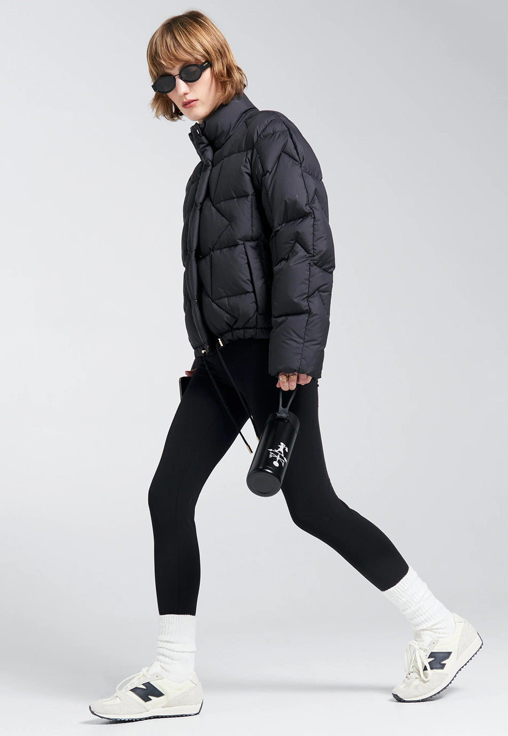 Quest Monogram Down Puffer - Black