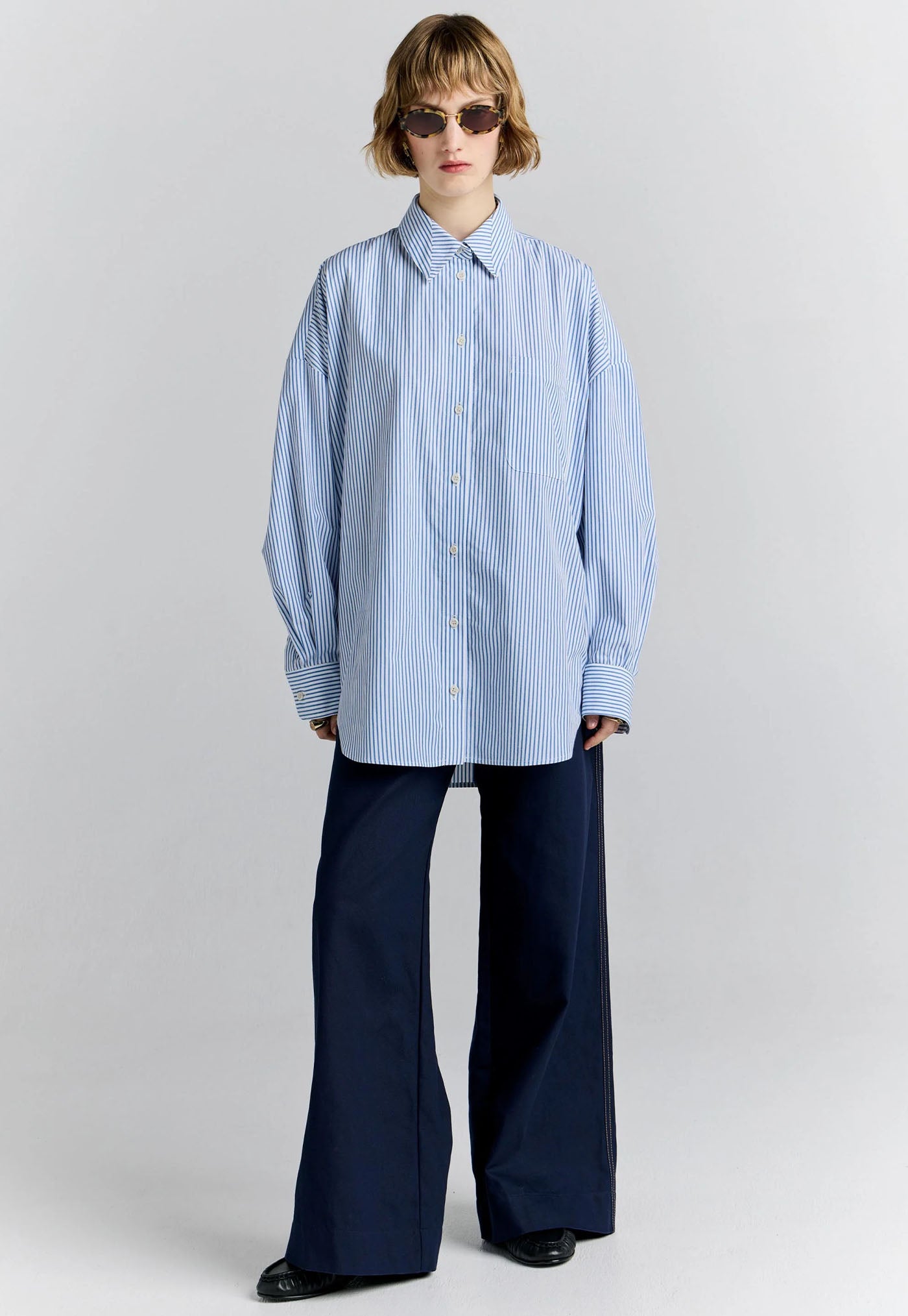 Rider Shirt - Blue/White
