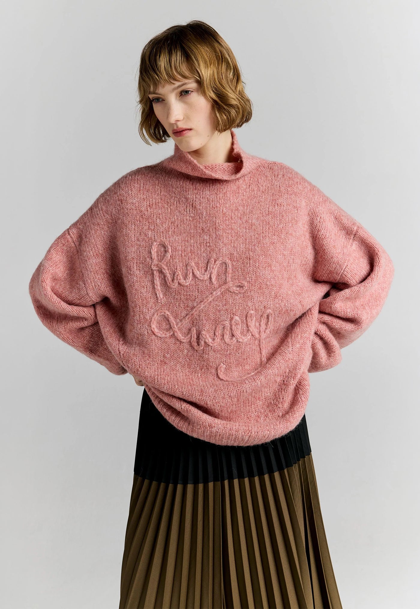 Runaway Rope Sweater - Pink