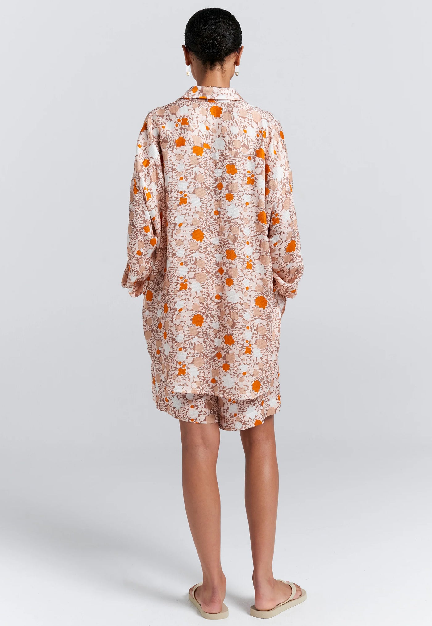 Oversized Walker Shirt - Pink Multi