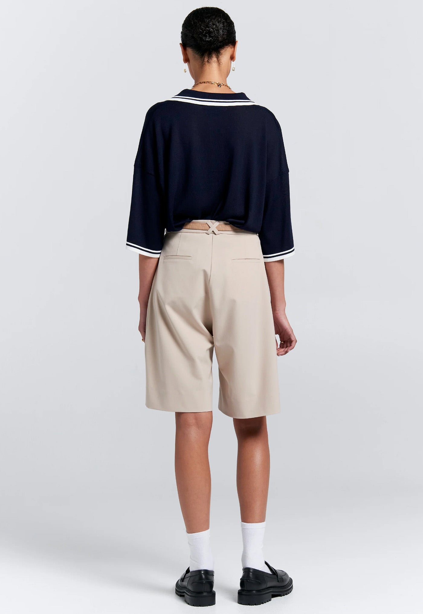 Relax Knit Polo - Navy