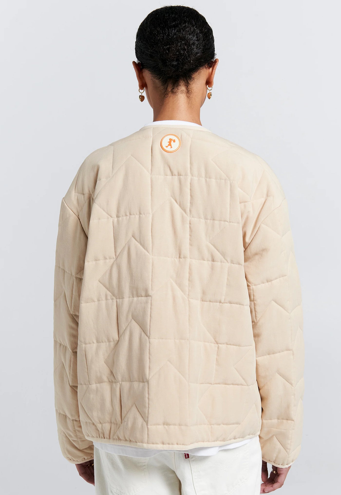 Quilted Drift Jacket - Natural