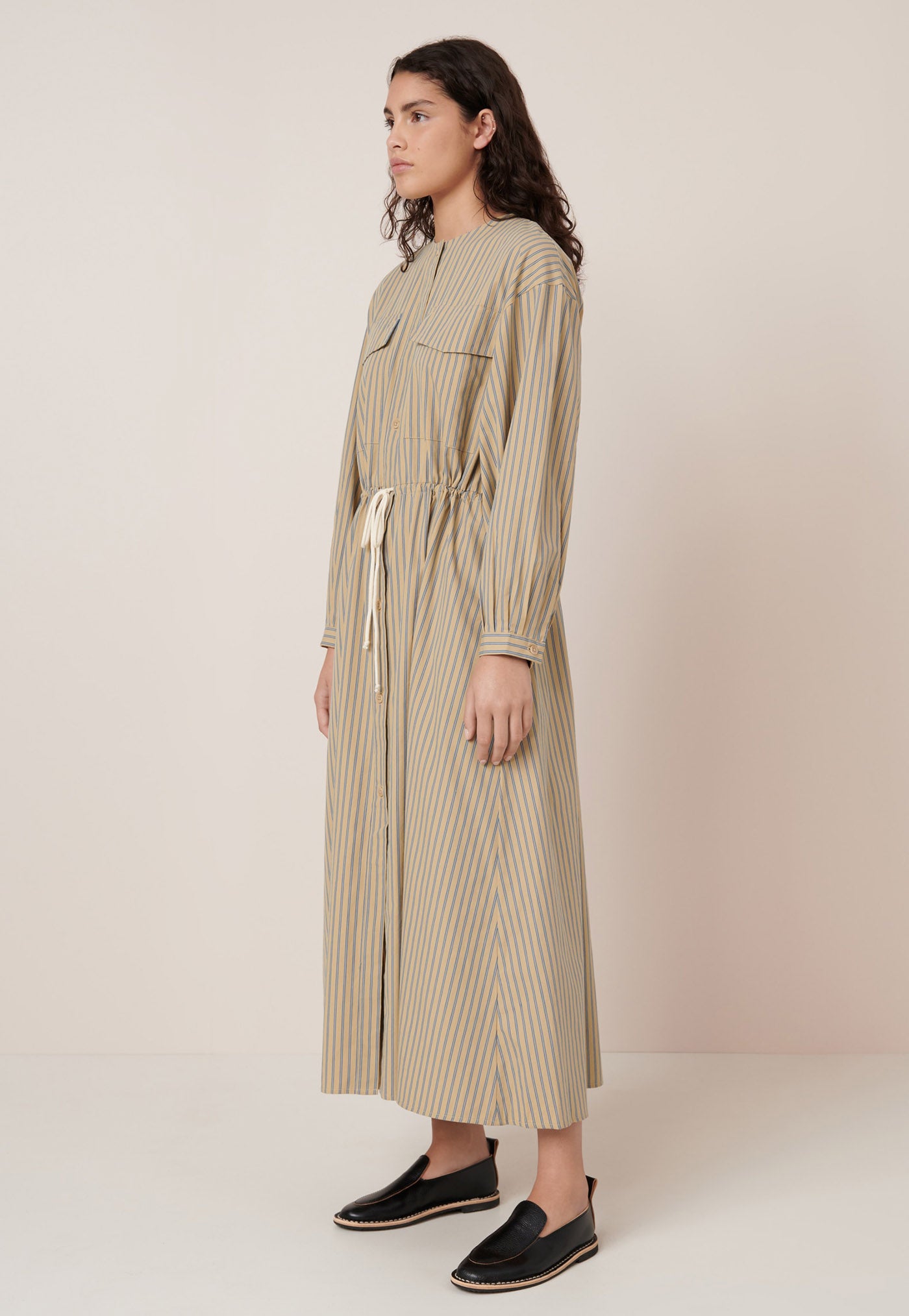 Array Dress - Double Pinstripe