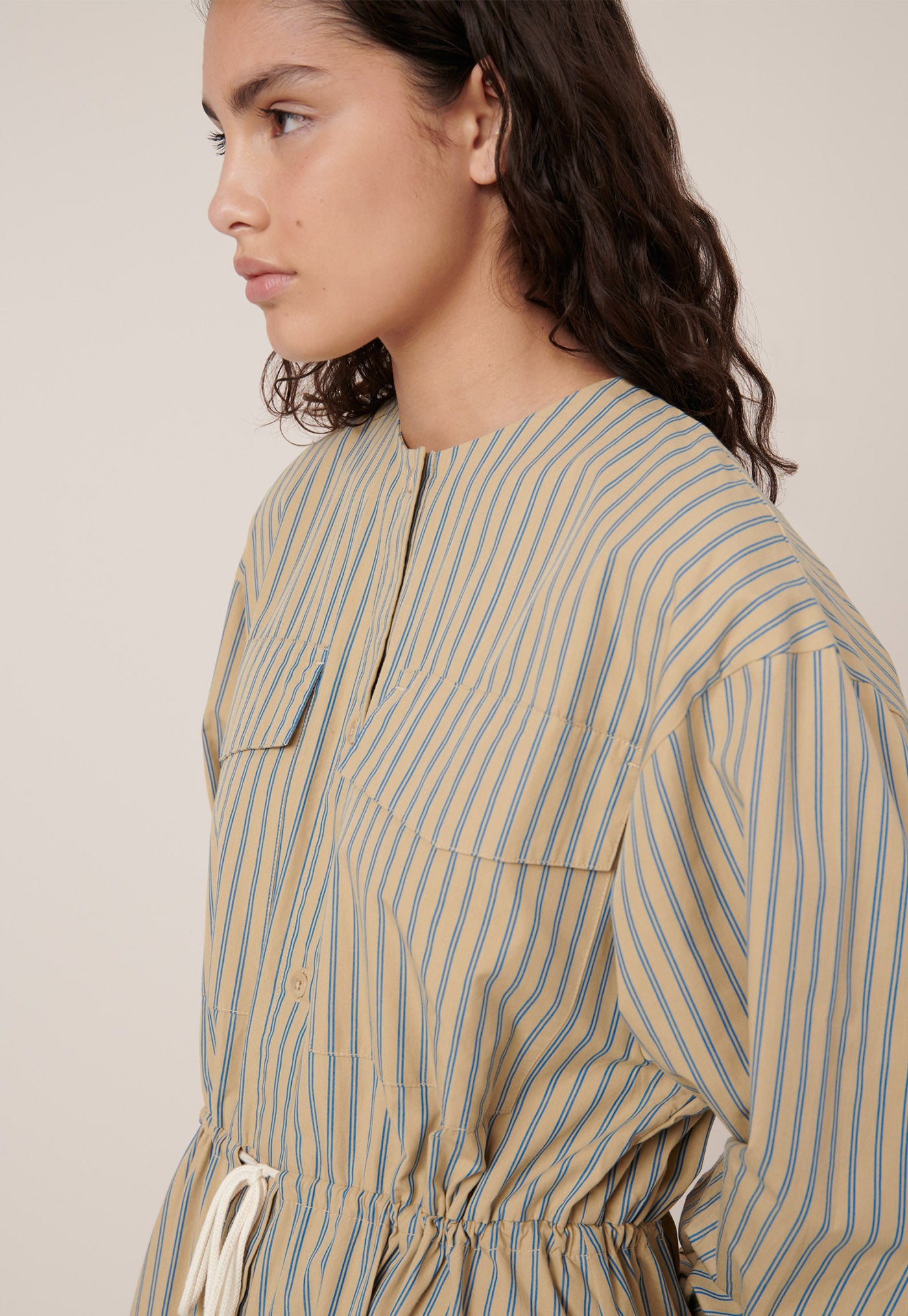 Array Dress - Double Pinstripe