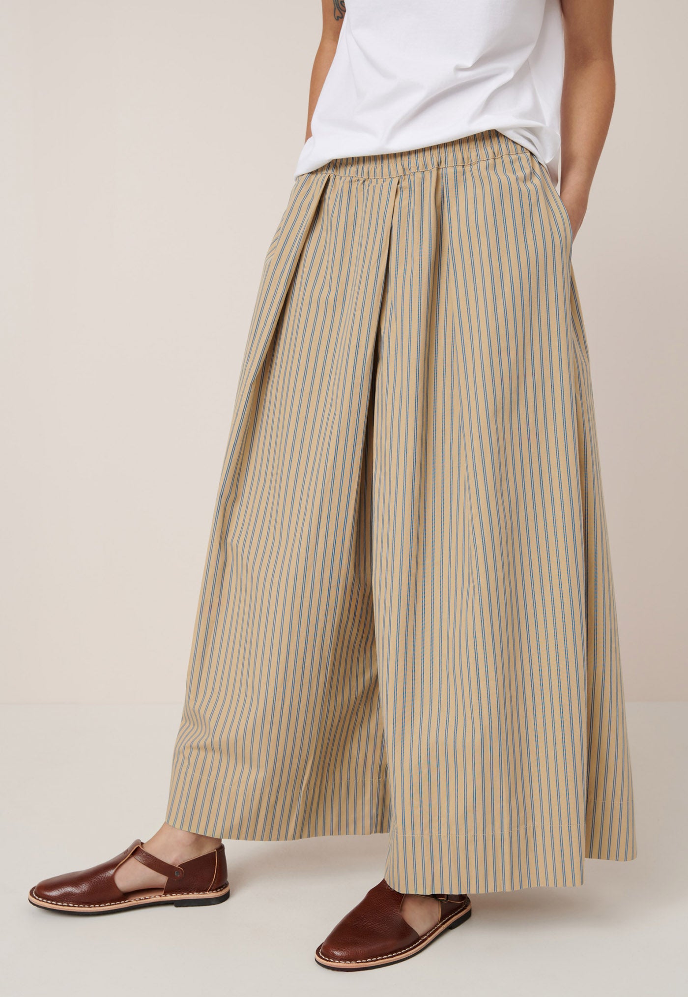 Athena Pant - Double Pinstripe