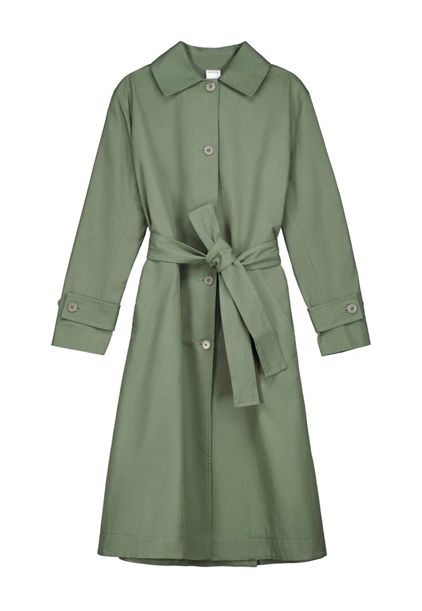 Cleo Trench Coat - Sage sold by Angel Divine