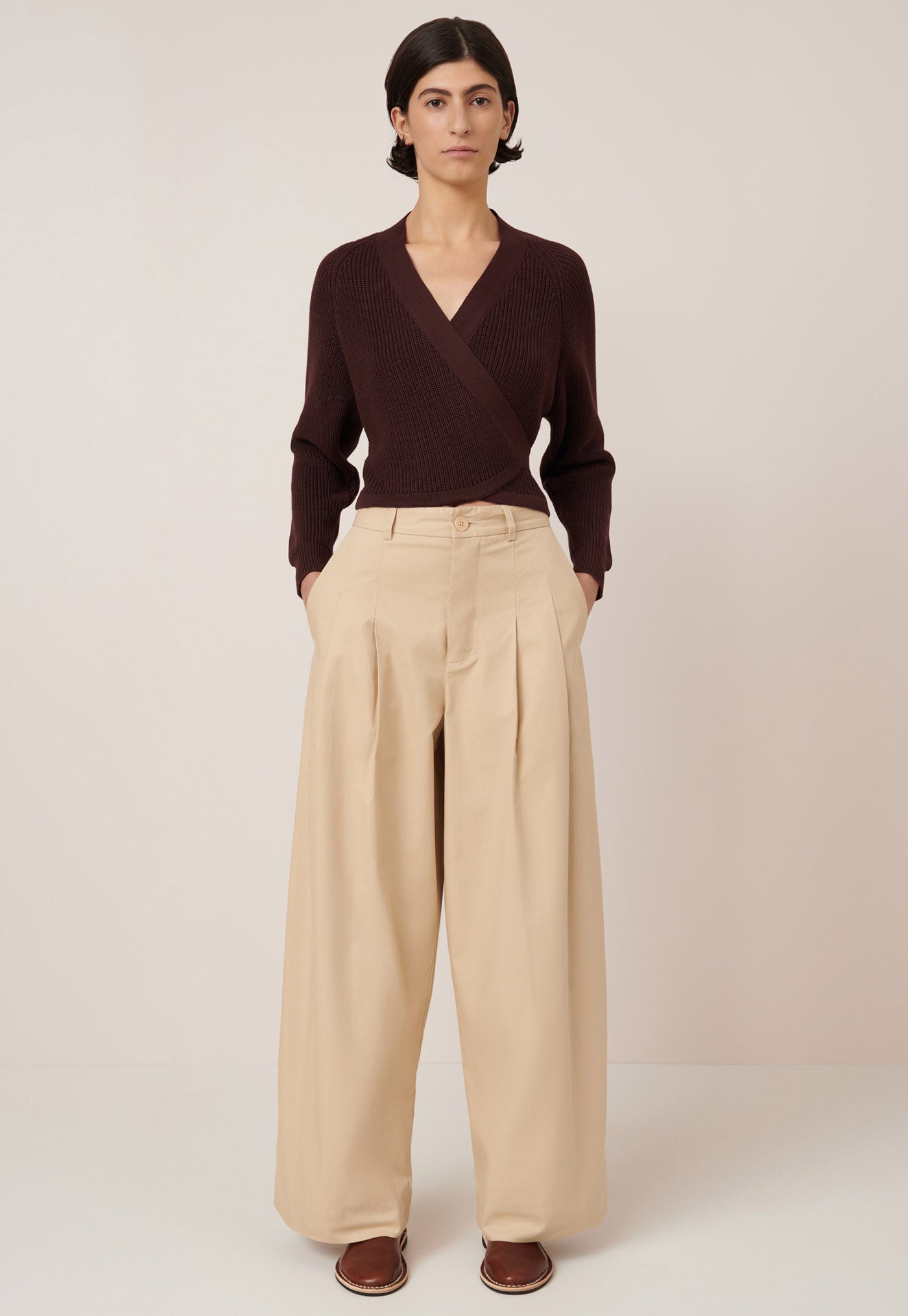 Composure Cardigan - Mahogany