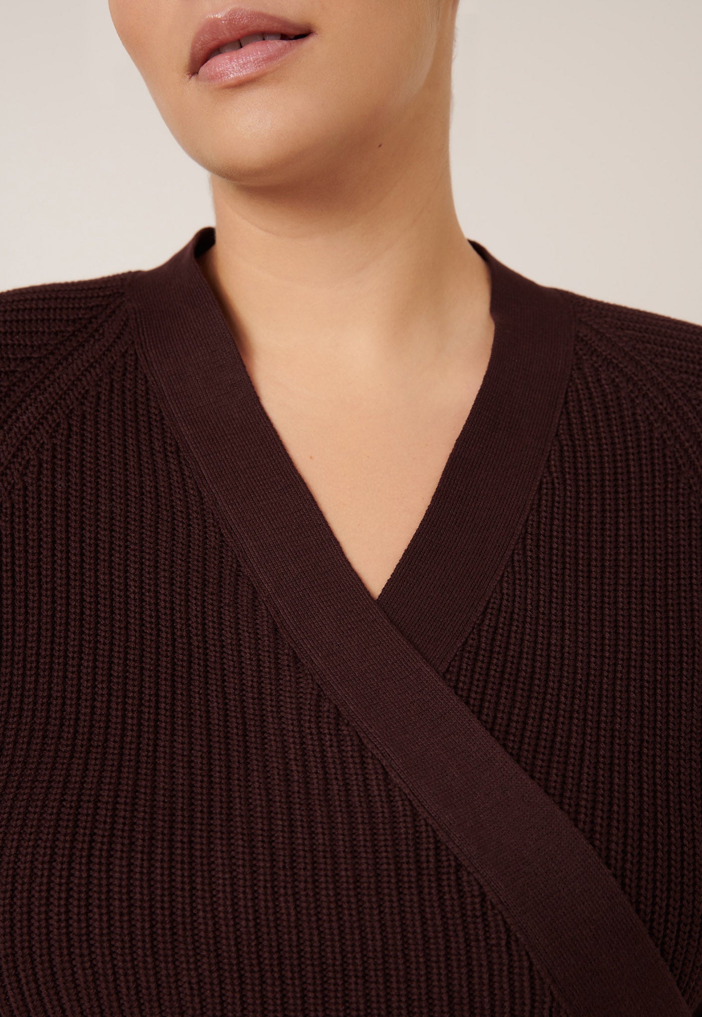 Composure Cardigan - Mahogany