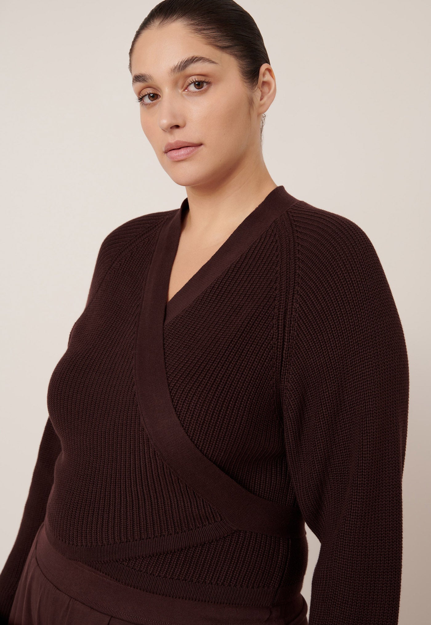Composure Cardigan - Mahogany