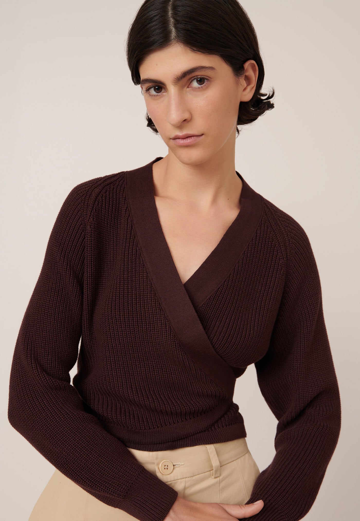 Composure Cardigan - Mahogany