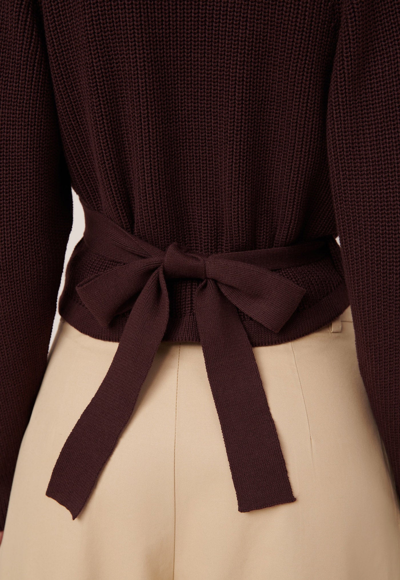 Composure Cardigan - Mahogany