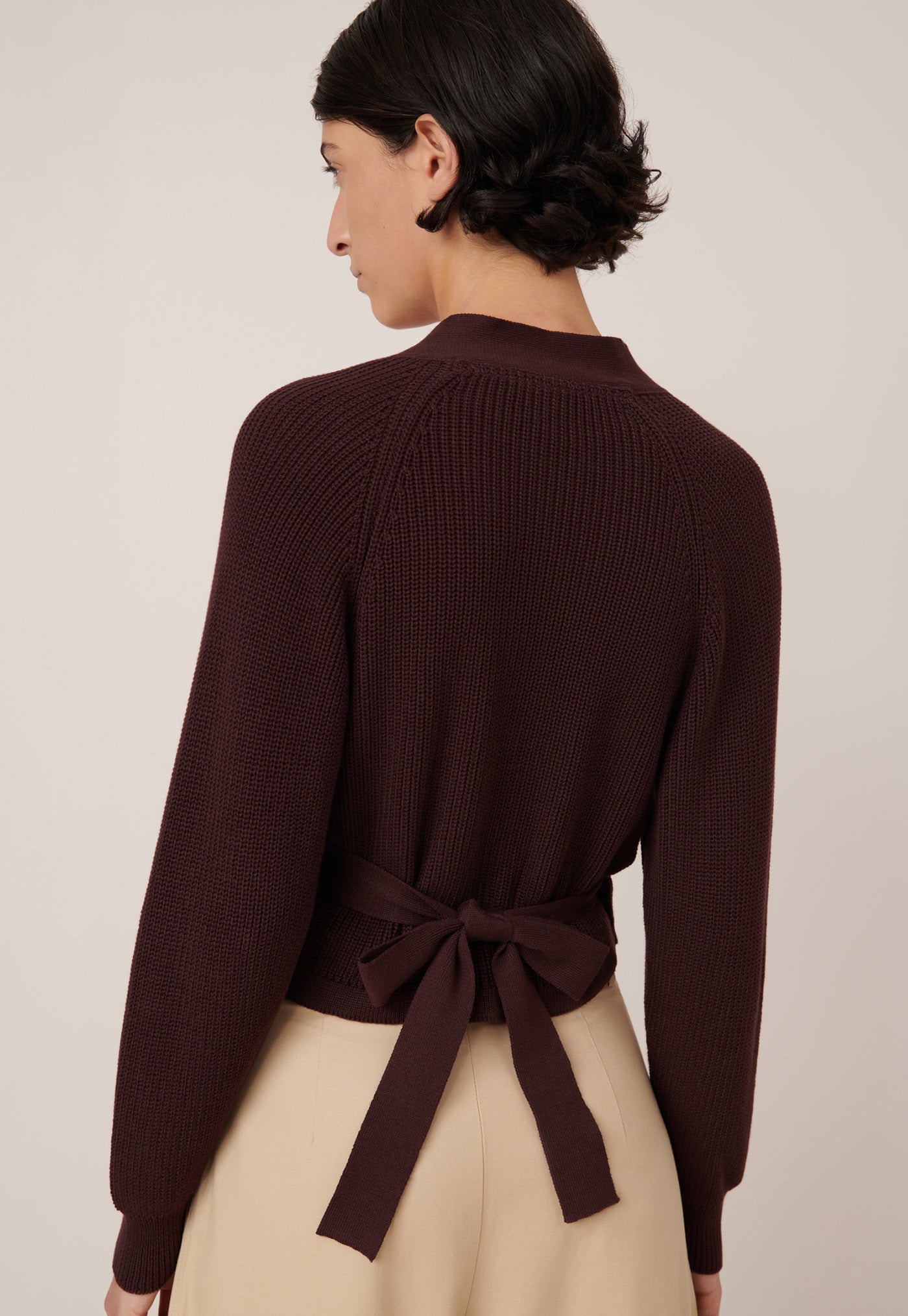 Composure Cardigan - Mahogany